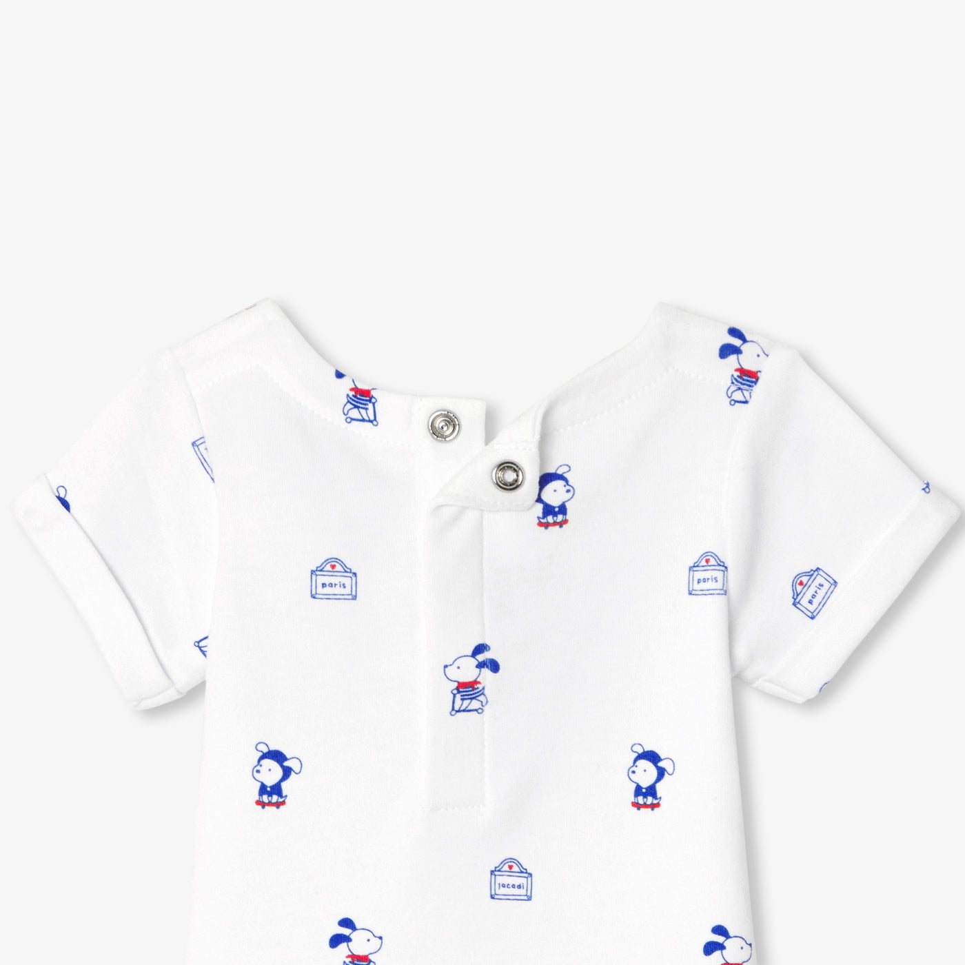 Baby boy interlock cotton bodysuit