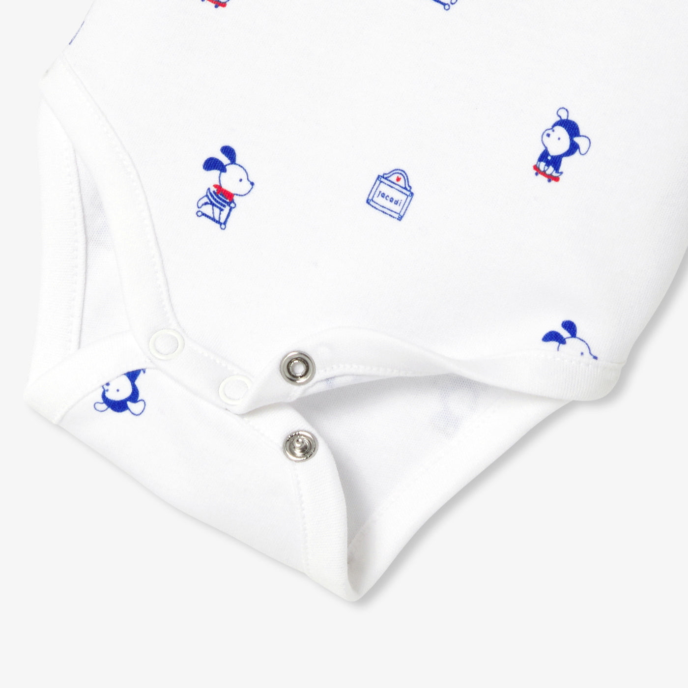 Baby boy interlock cotton bodysuit