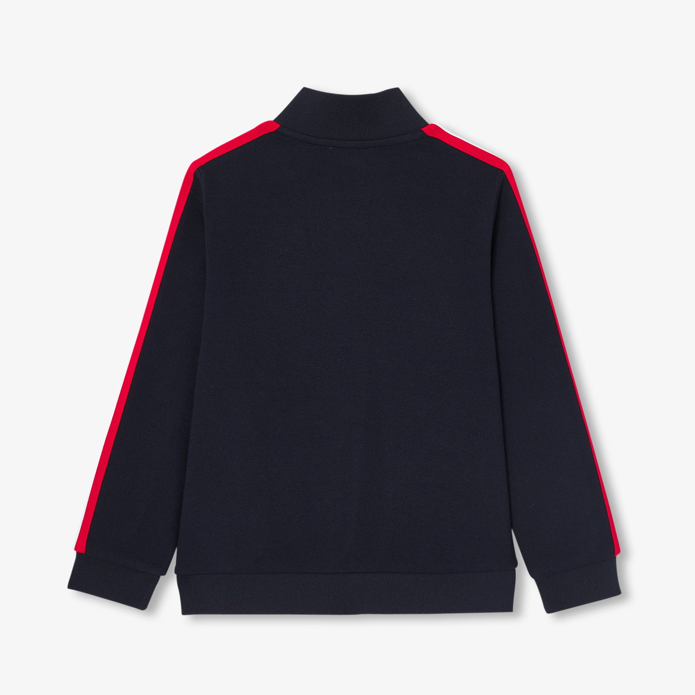 Boy double-sided piqué zip-up sweatshirt - marine jacadi