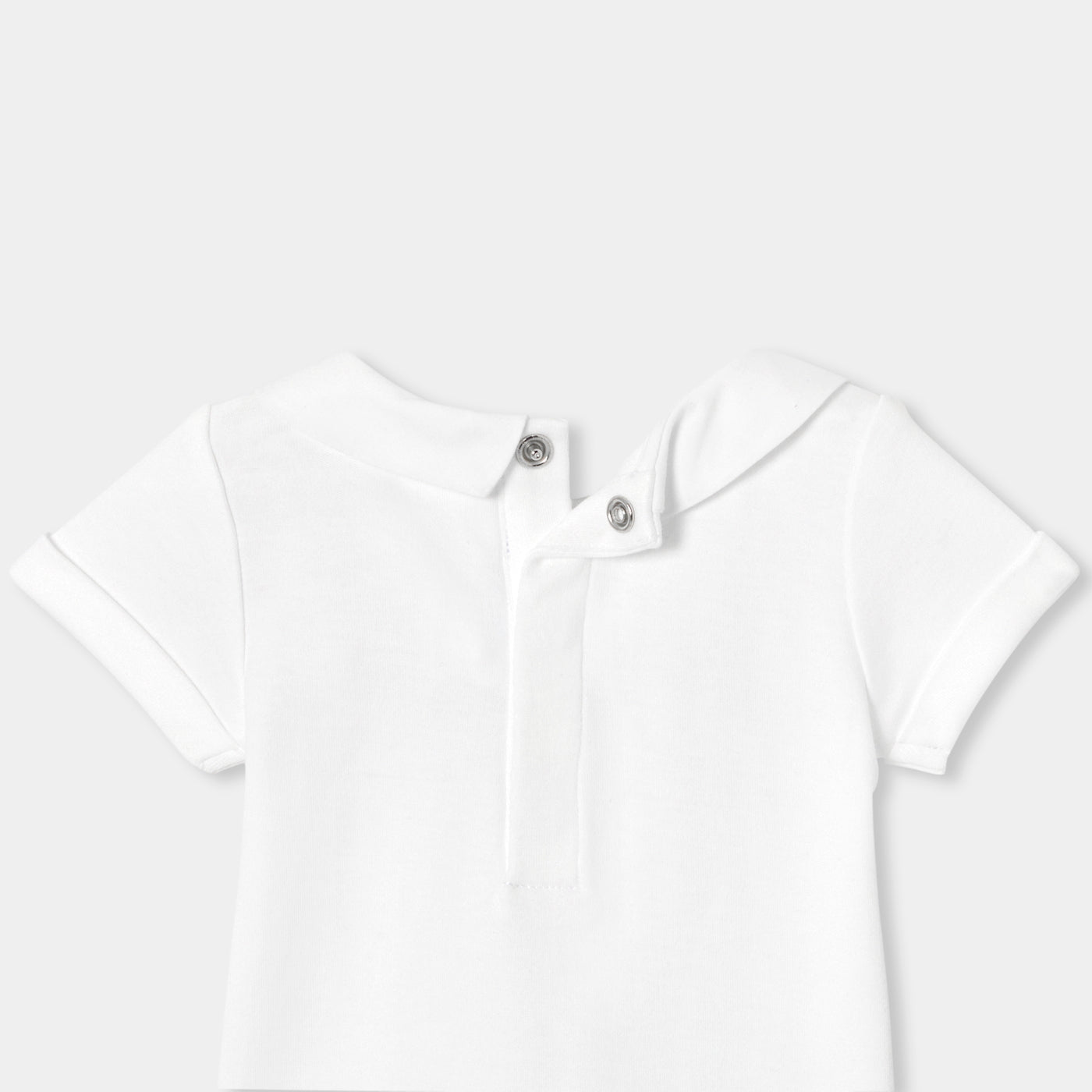 Baby boy short-sleeved cotton bodysuit