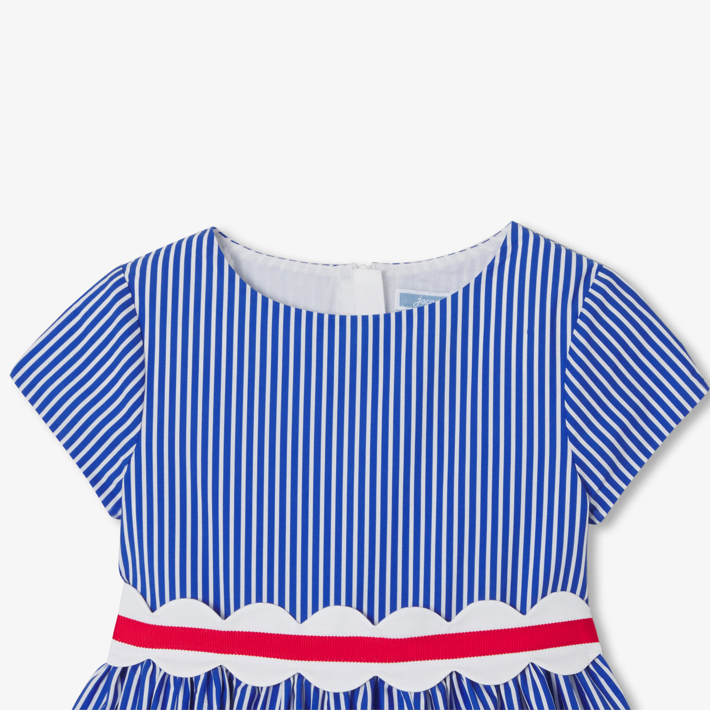 Girl striped poplin dress