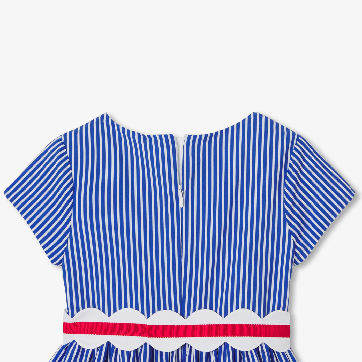 Girl striped poplin dress