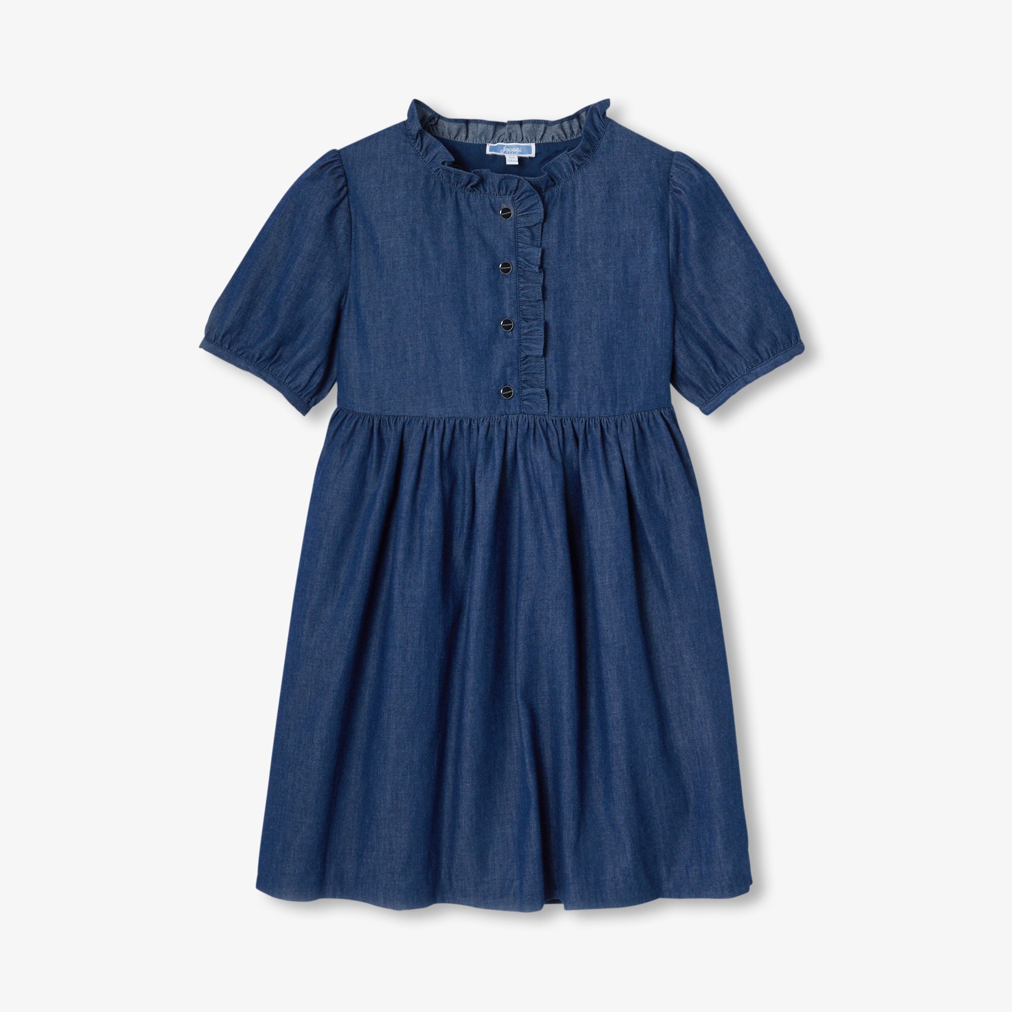 Girl lightweight denim dress - denim moyen