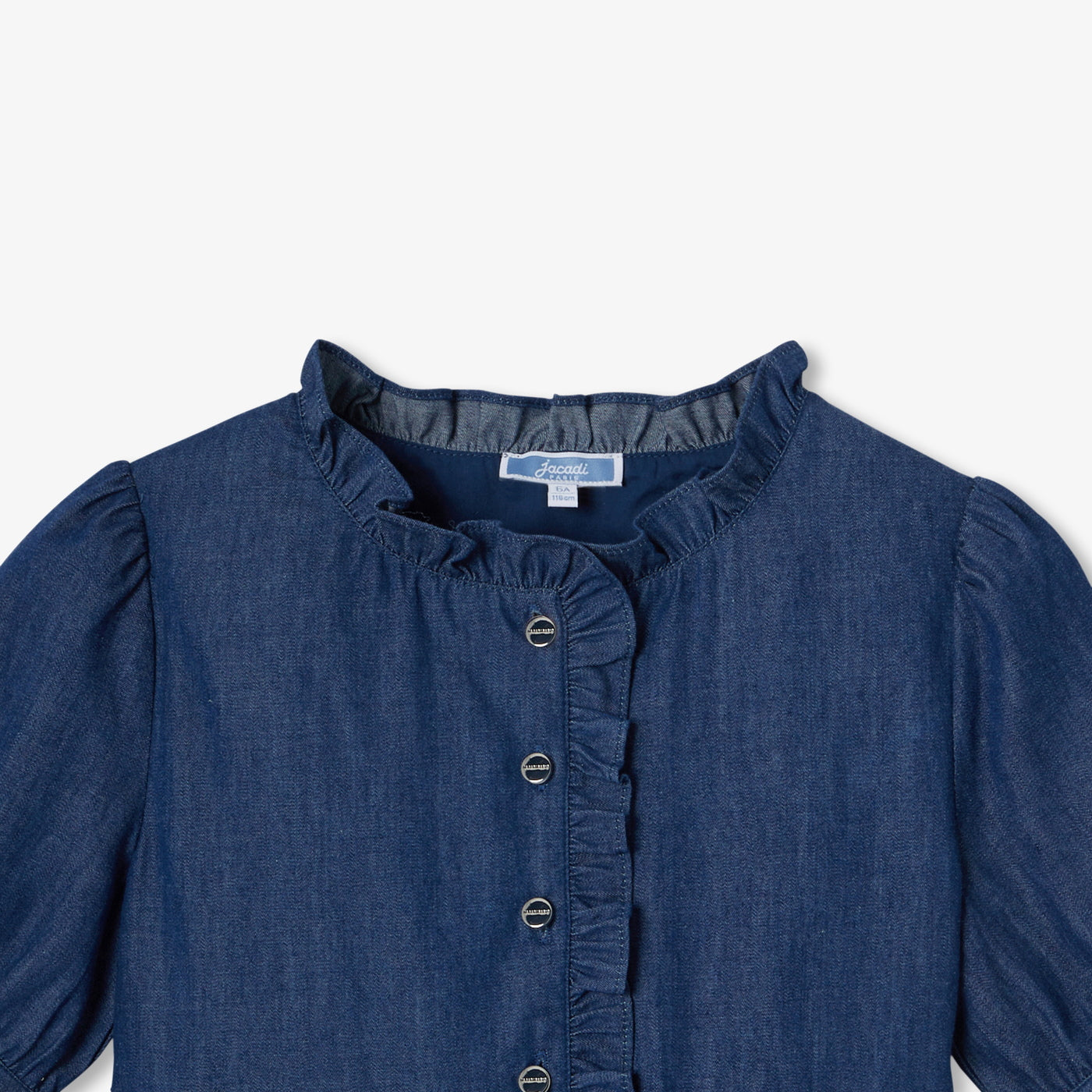 Girl lightweight denim dress - denim moyen