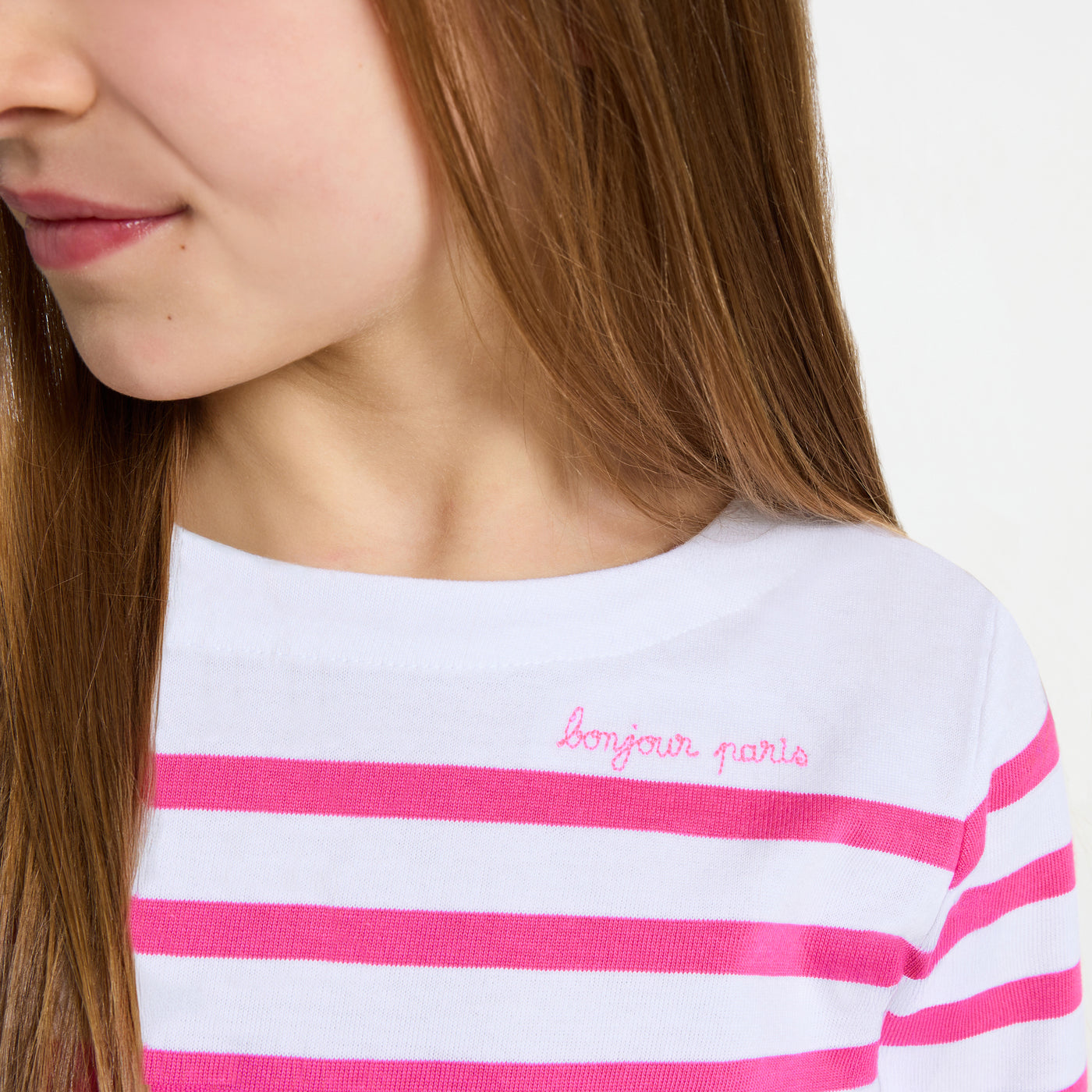 Girl cotton sailor top