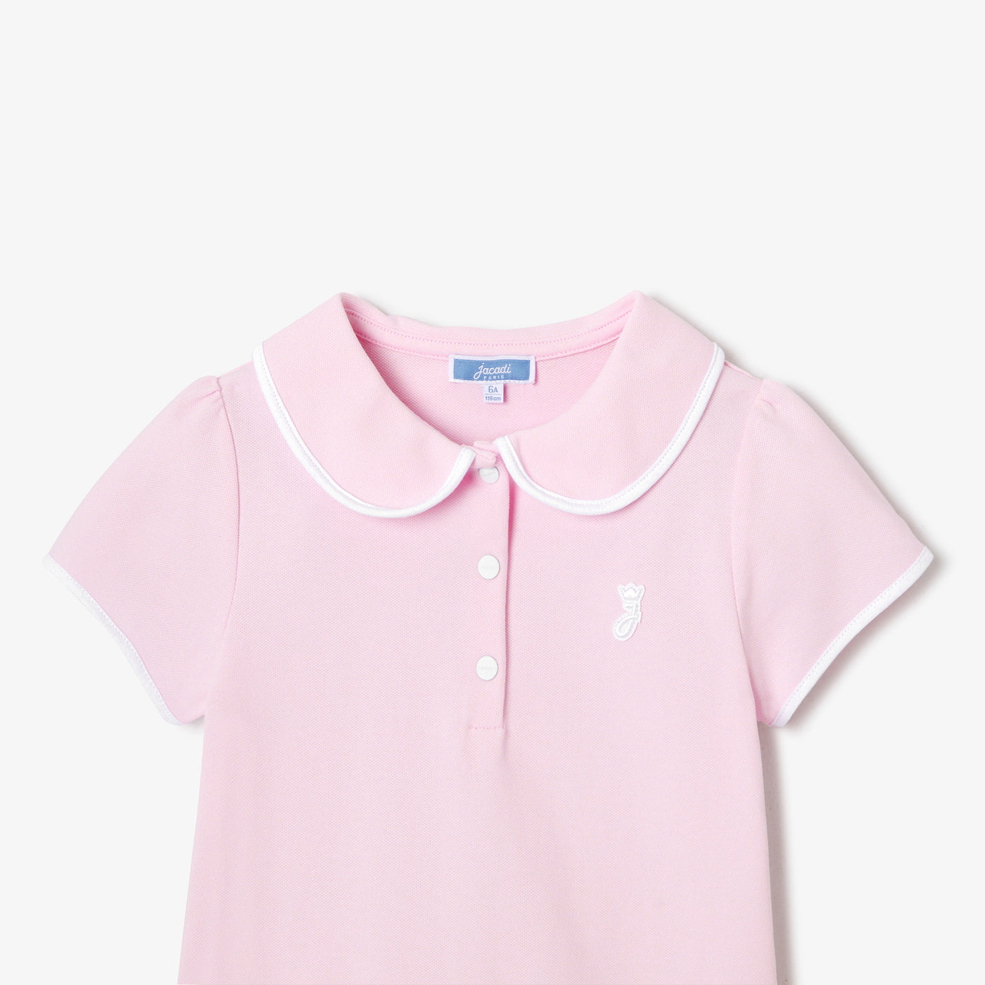 Girl short-sleeved polo shirt