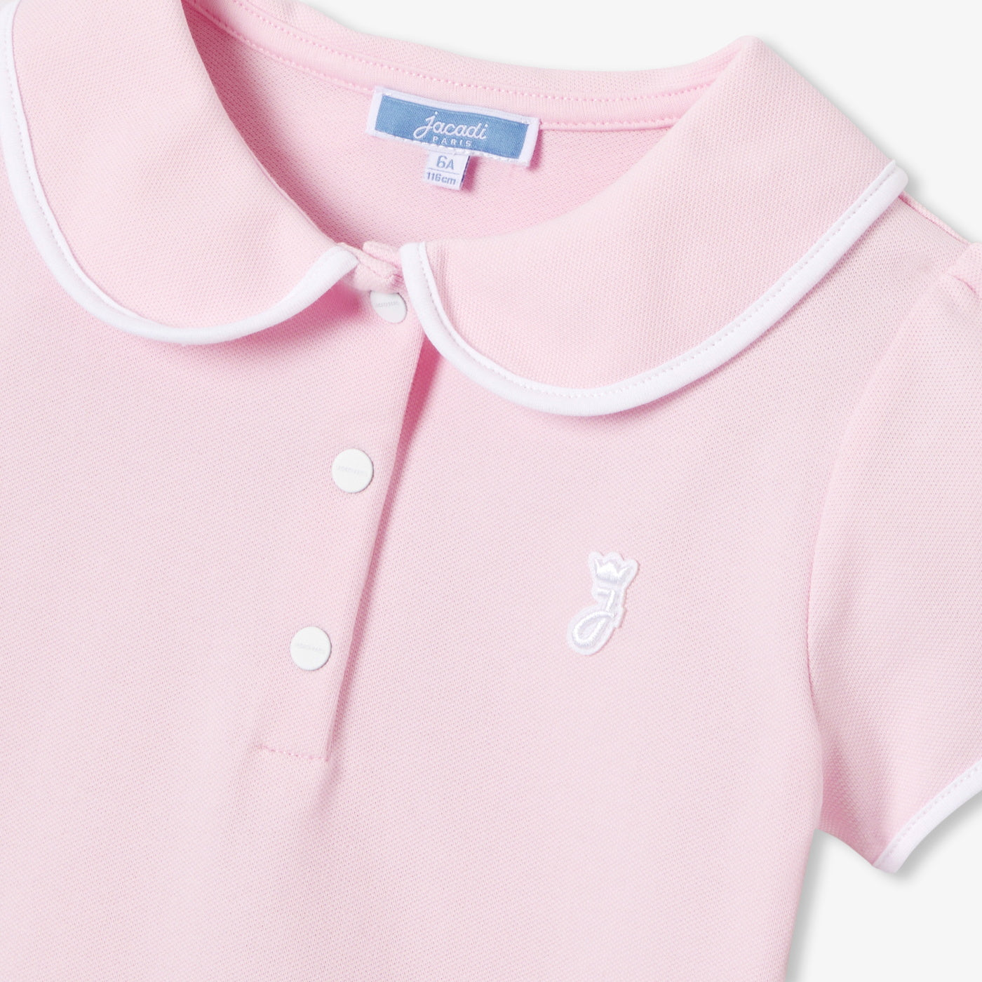 Girl short-sleeved polo shirt
