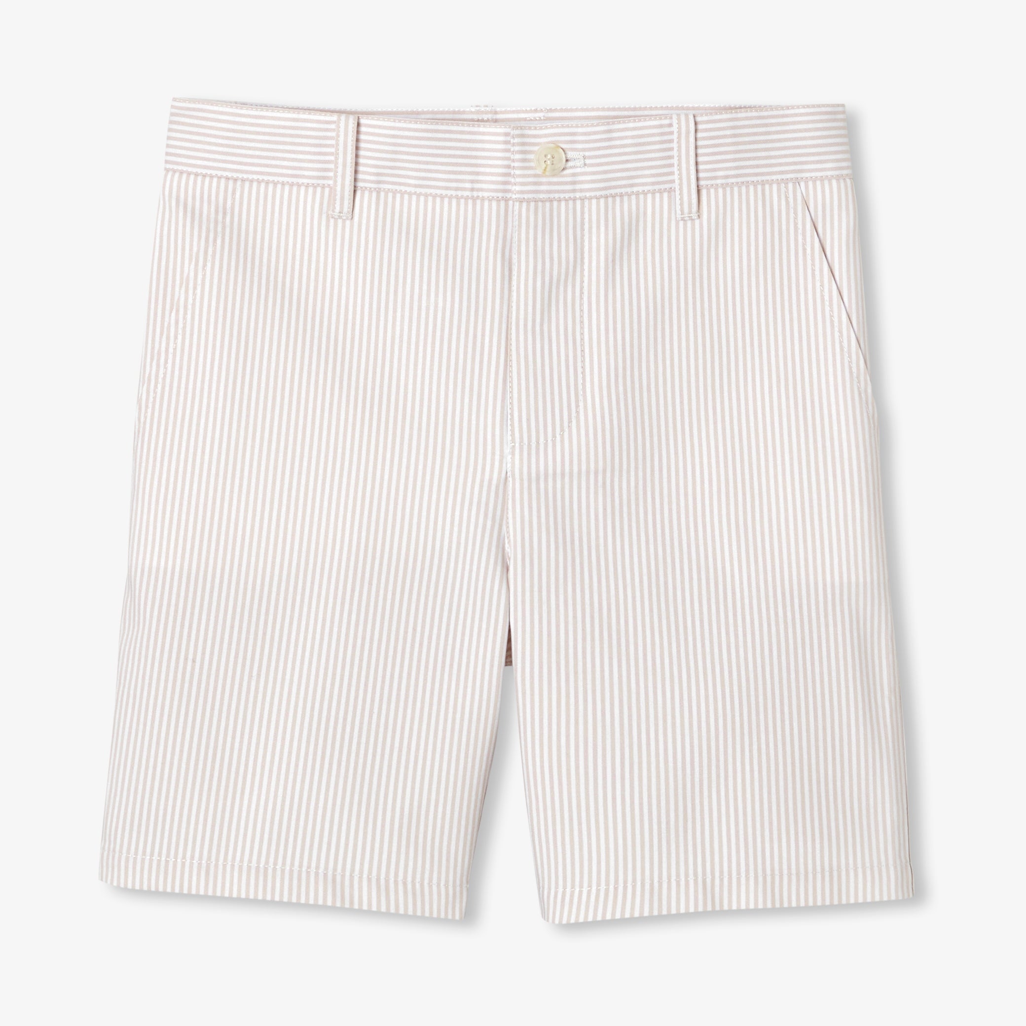 Boy striped twill Bermuda shorts
