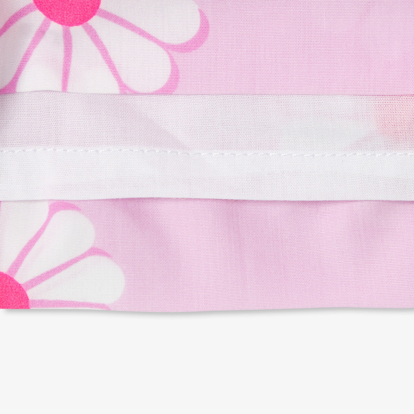 Baby girl cotton dress with floral pattern