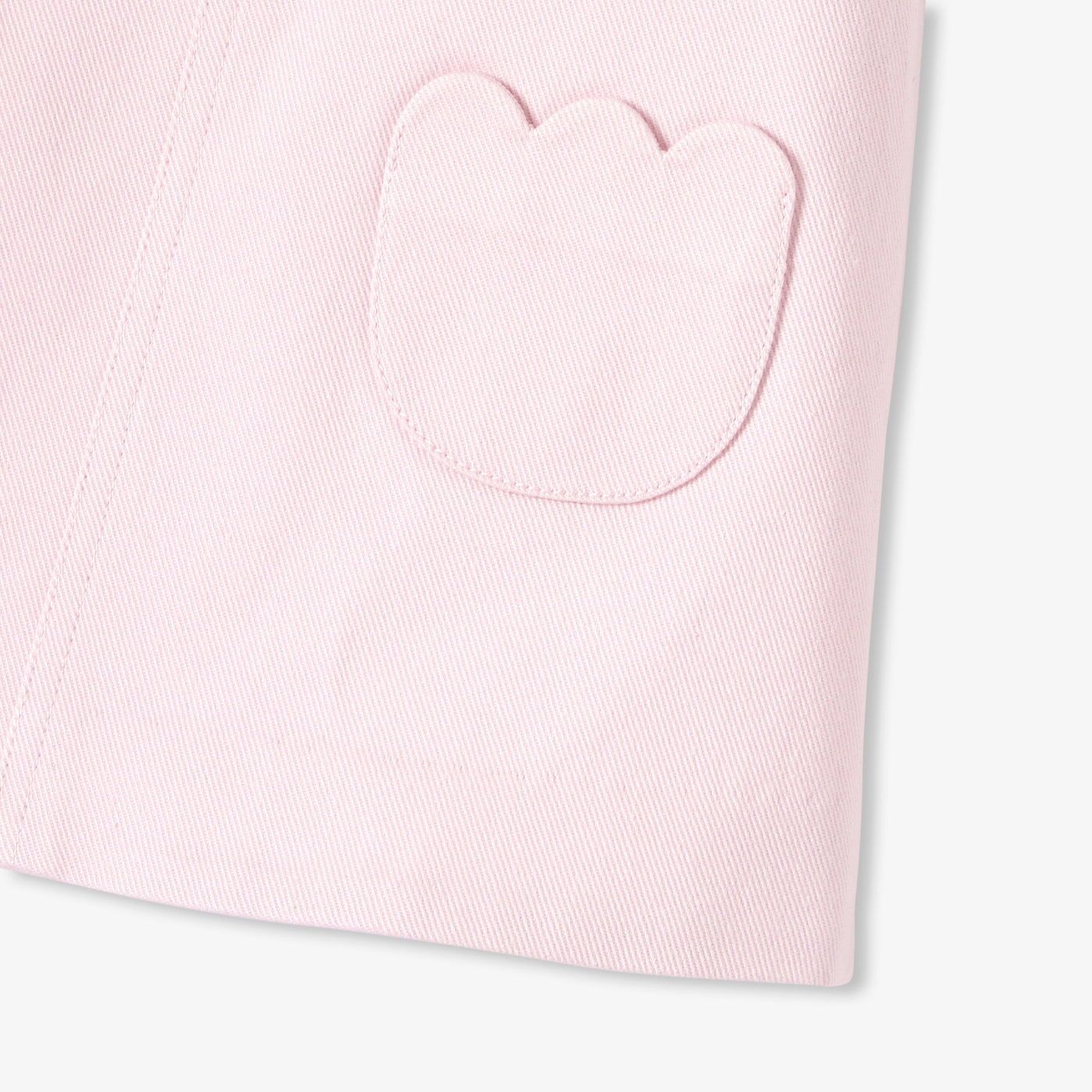 Baby girl twill pinafore dress