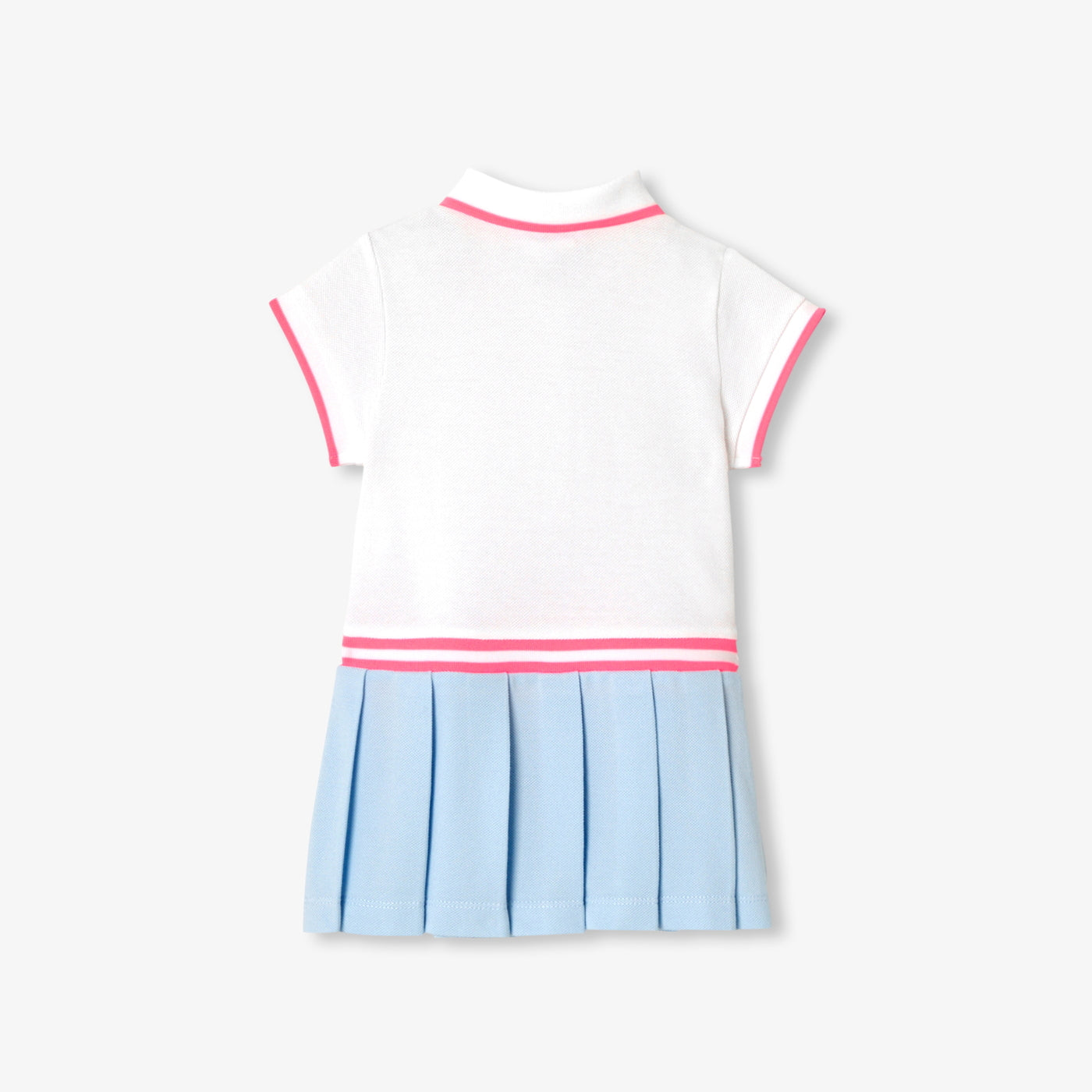Baby girl polo dress in cotton piqué
