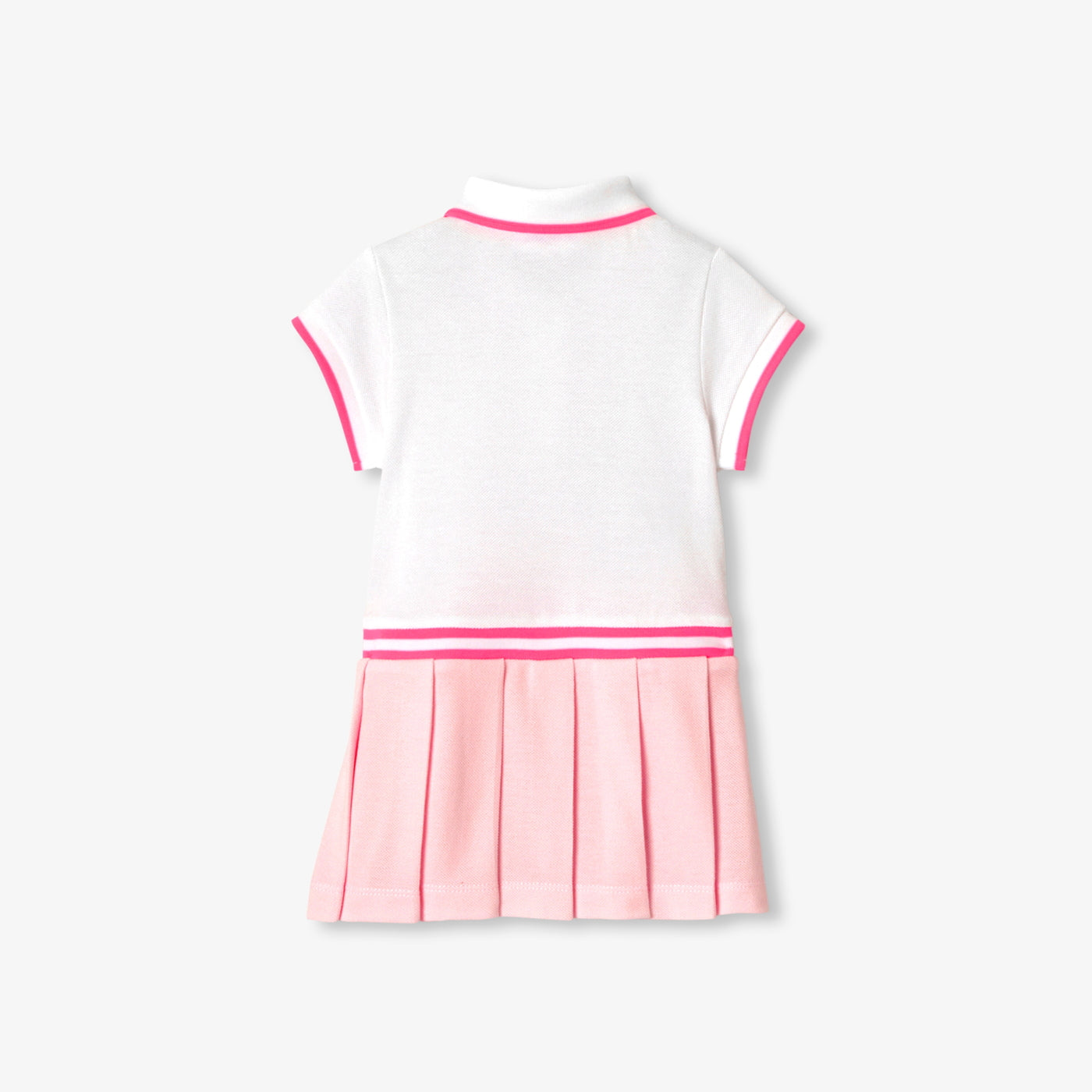 Baby girl polo dress in cotton piqué
