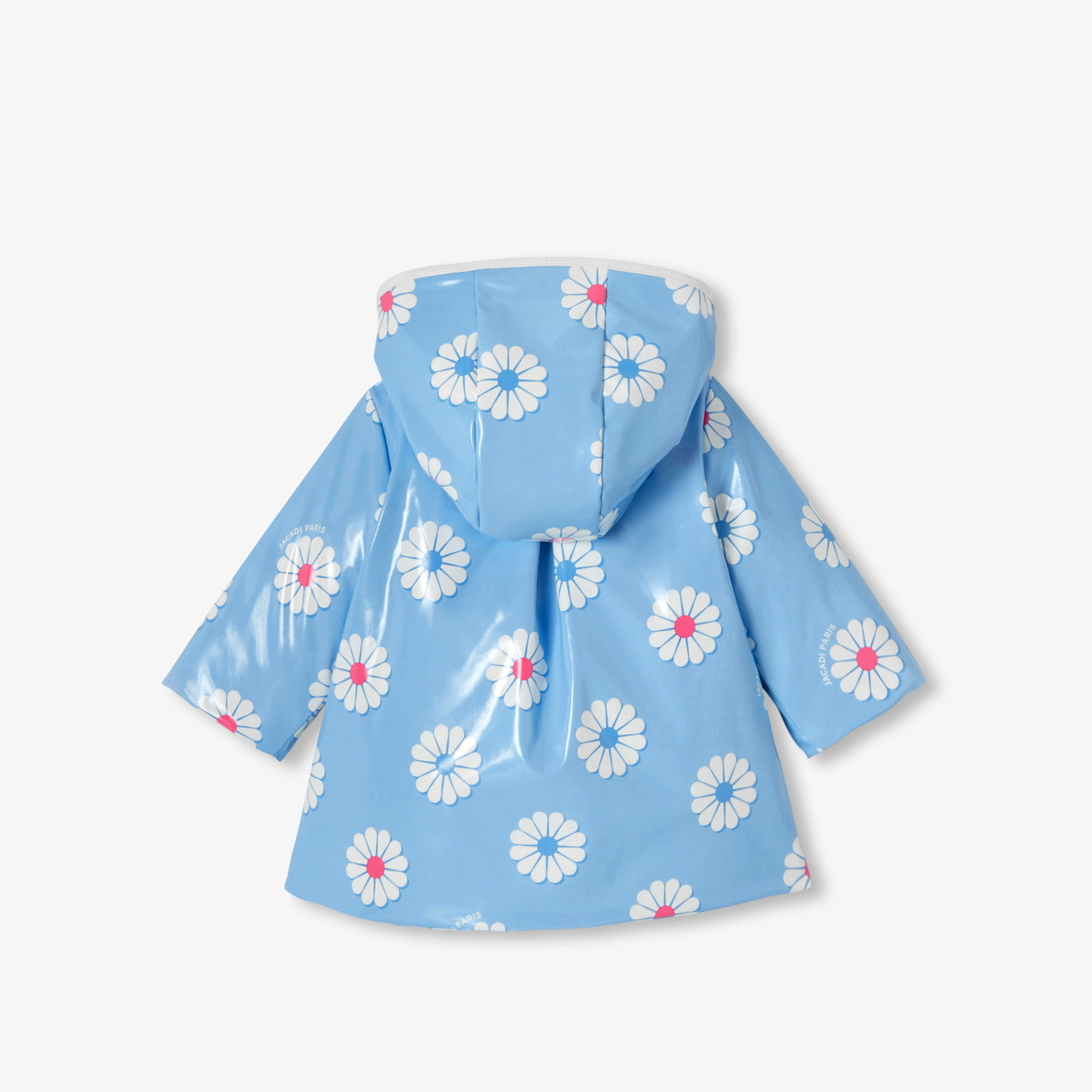 Baby girl daisy print raincoat