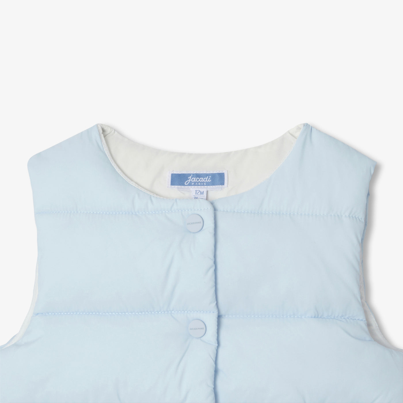 Baby girl sleeveless padded jacket - nuage