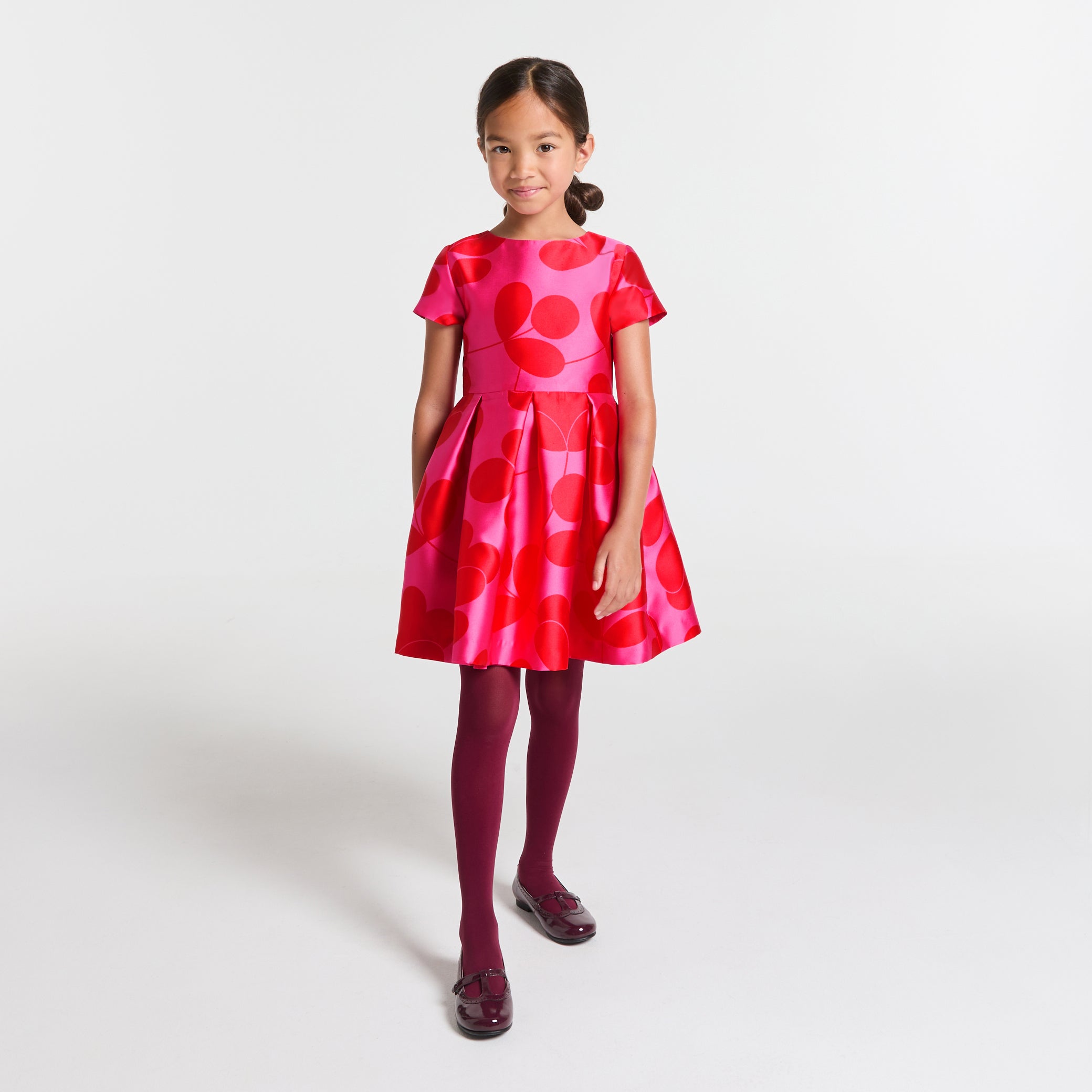 Girl jacquard dress