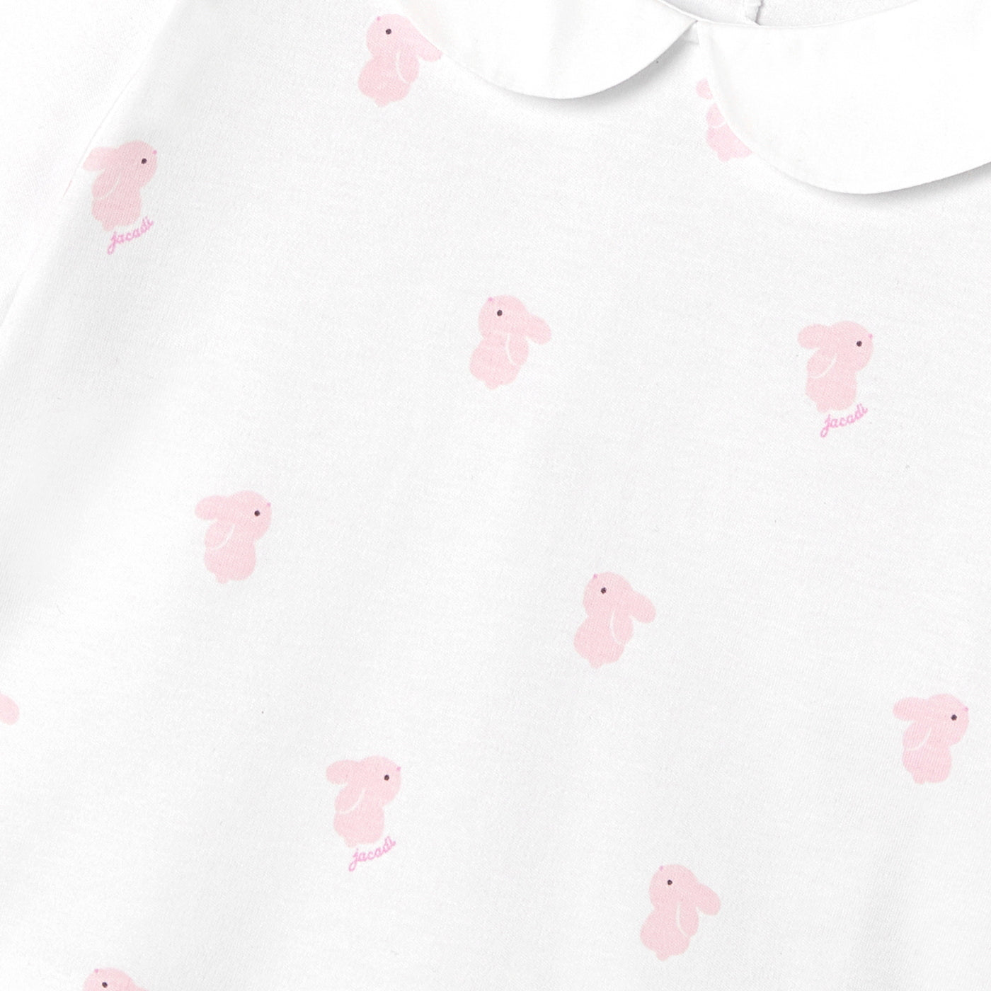 Baby girl pyjamas in interlock cotton