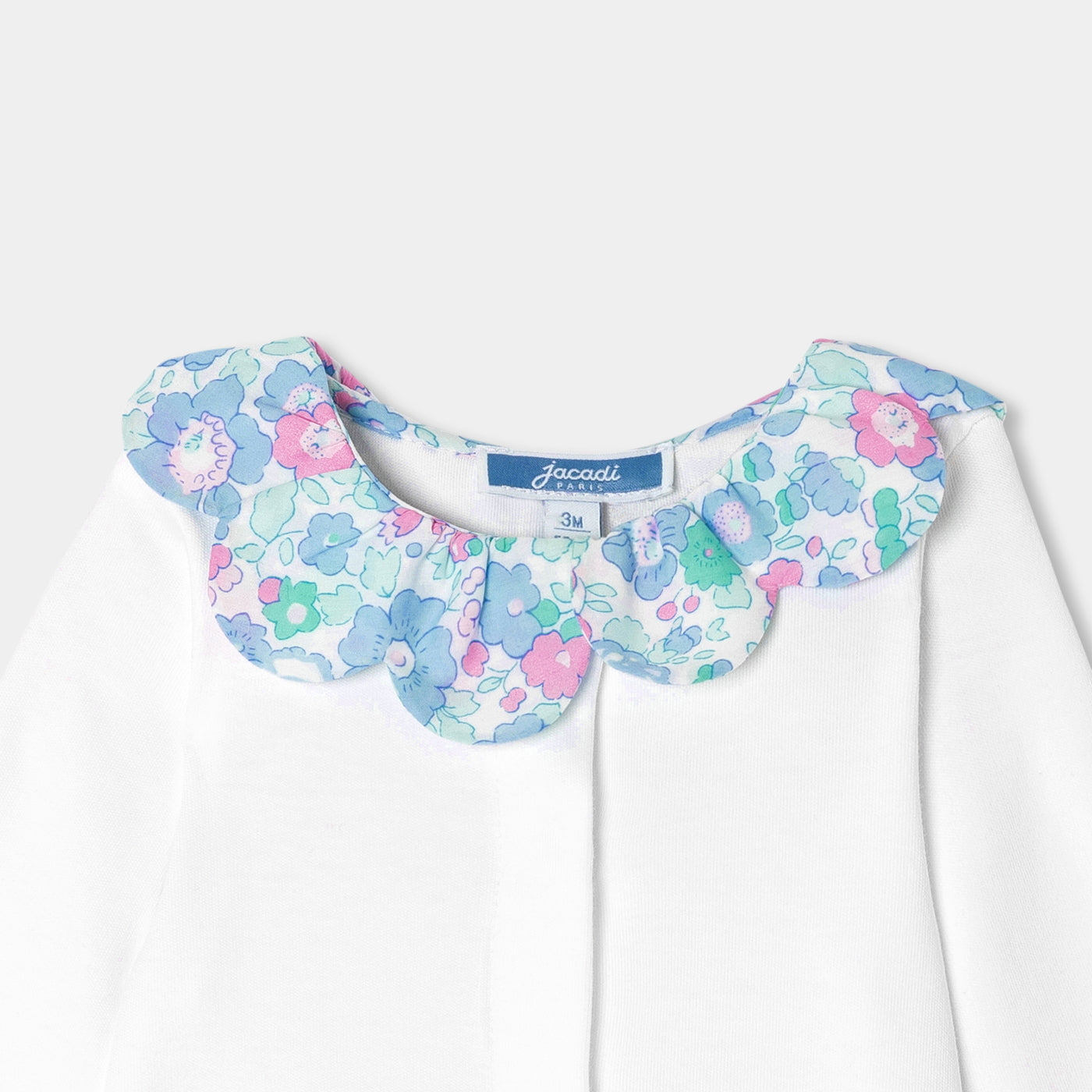 Baby girl pyjamas in cotton interlock