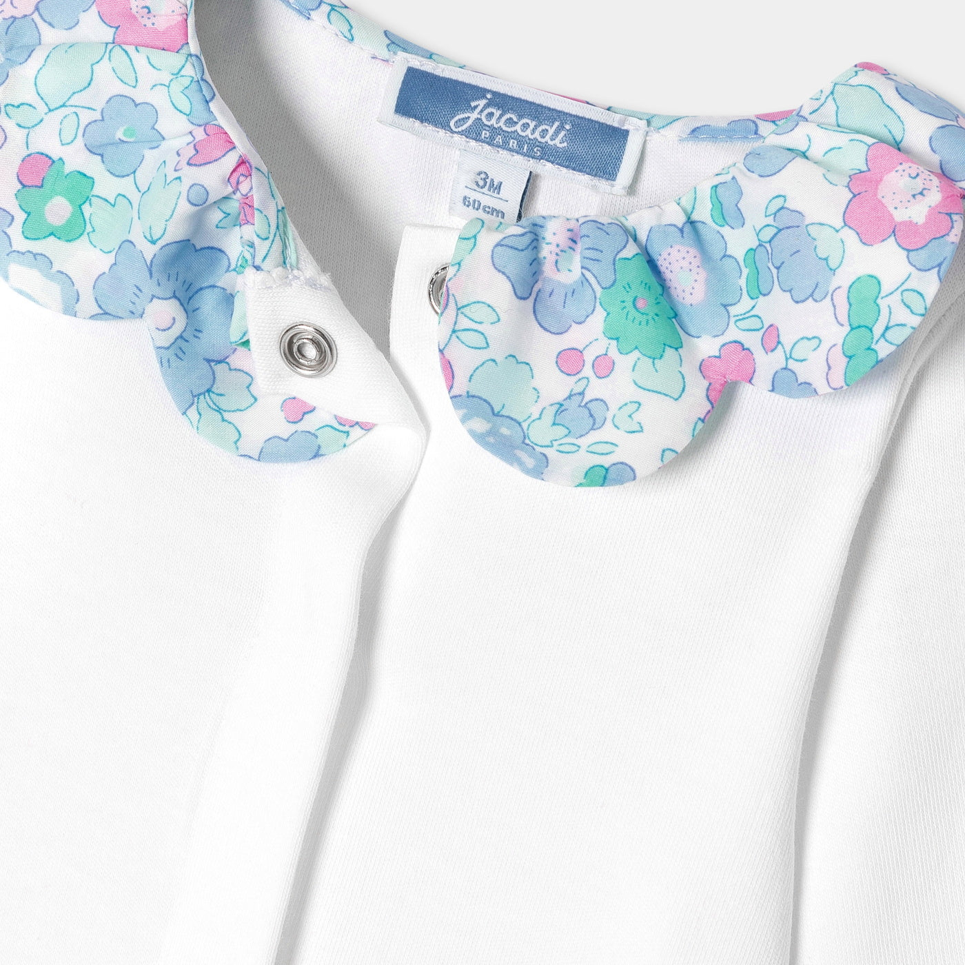 Baby girl pyjamas in cotton interlock