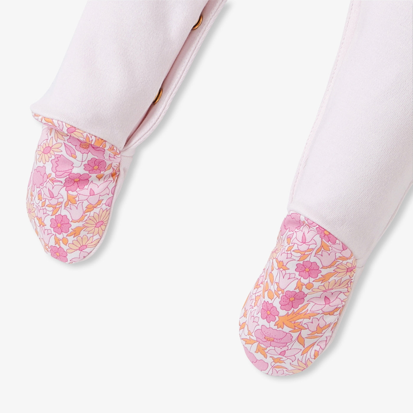 Baby girl pyjamas in cotton interlock