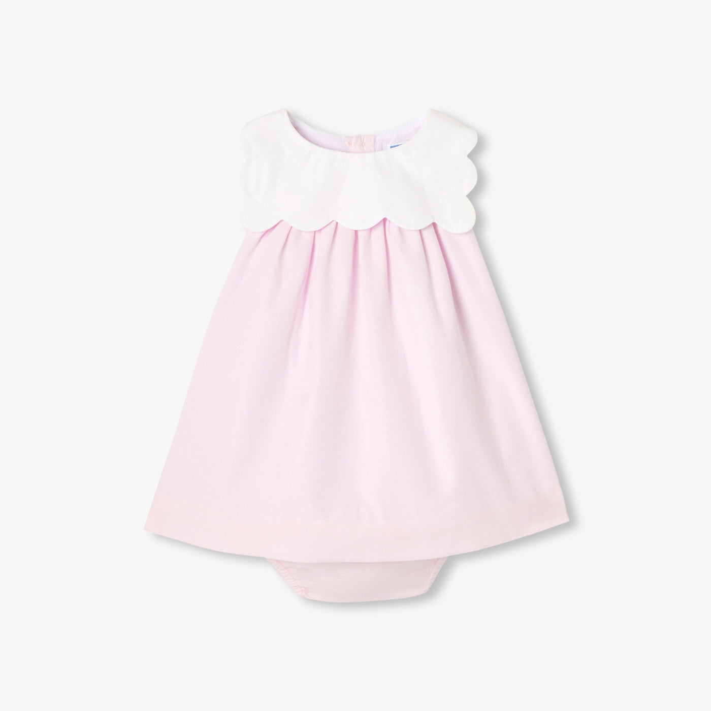 Baby girl dress in cotton poplin