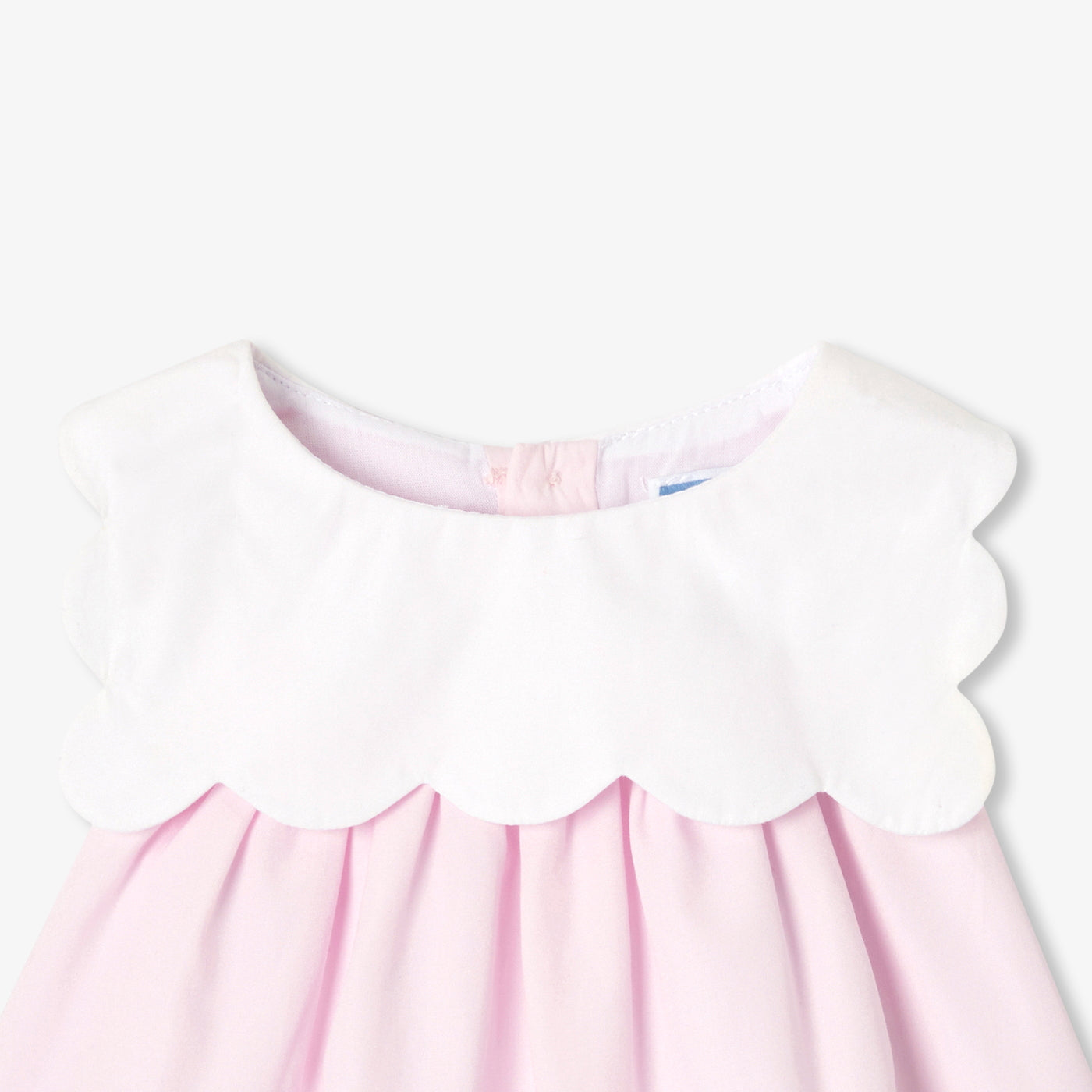Baby girl dress in cotton poplin