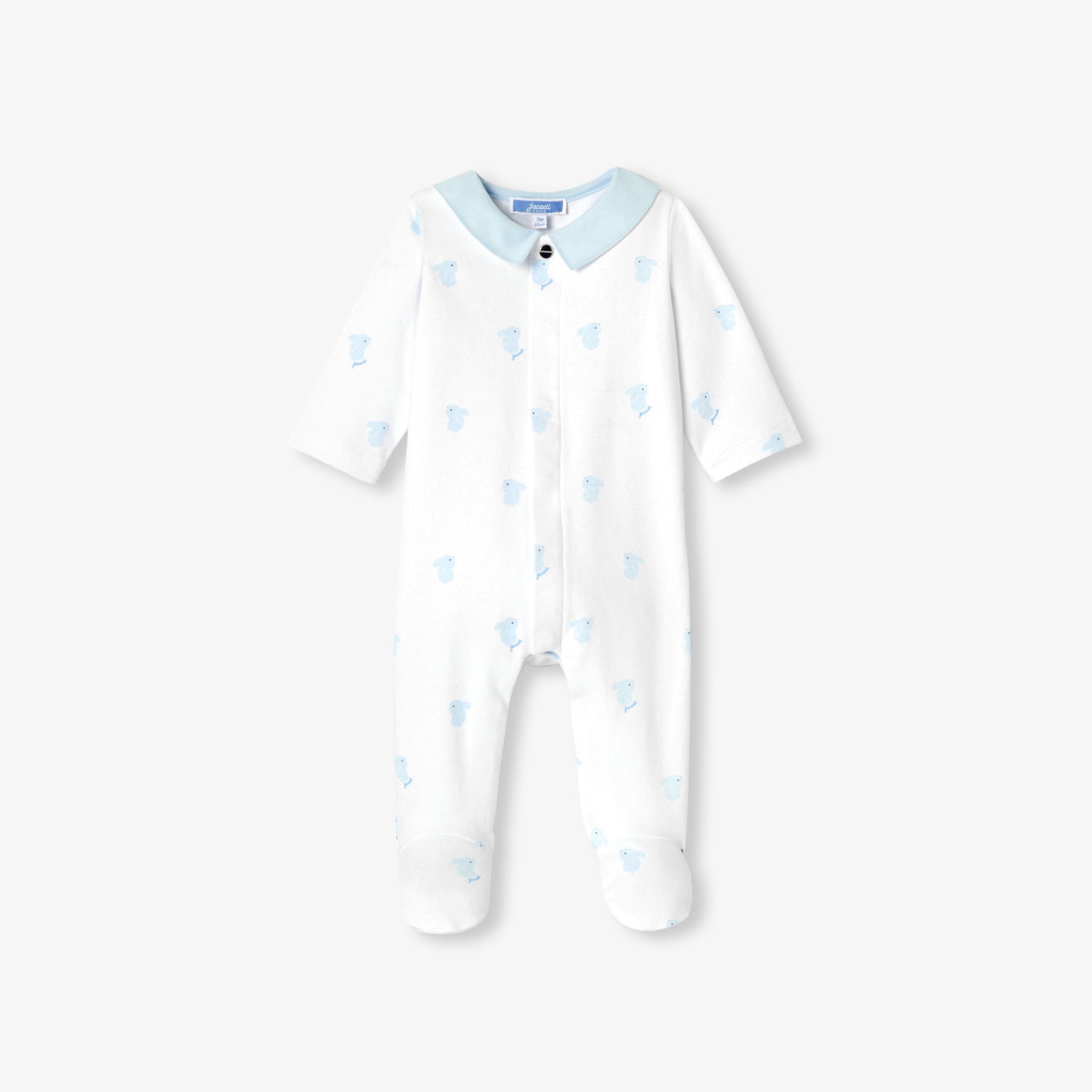 Baby pyjamas in interlock cotton