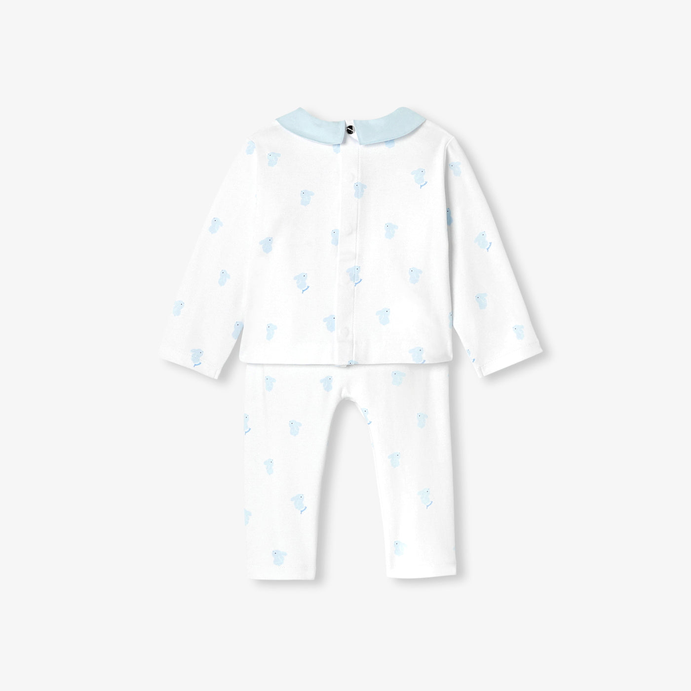 Baby pyjamas in interlock cotton