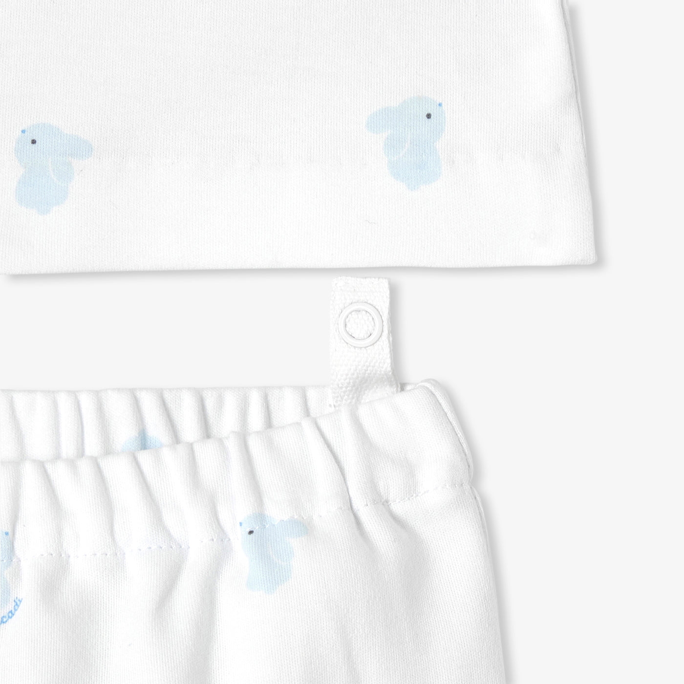 Baby pyjamas in interlock cotton