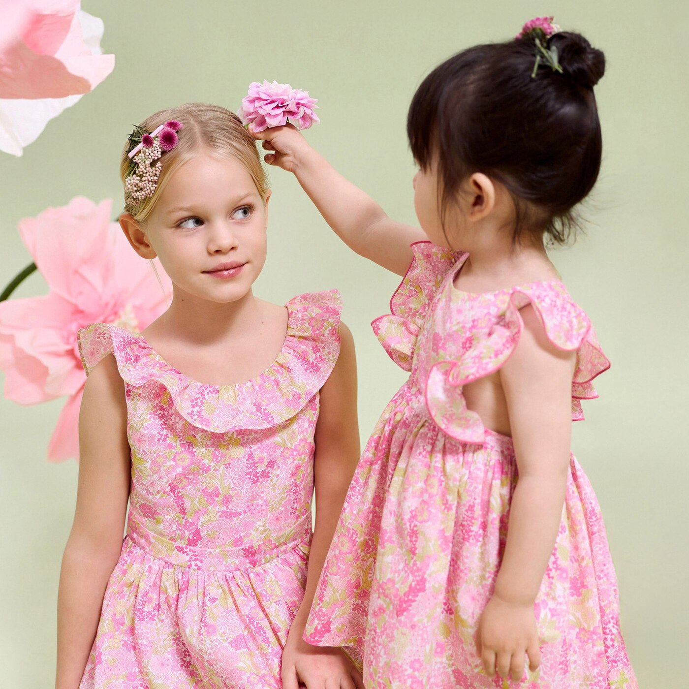 Baby girl dress in Liberty fabric