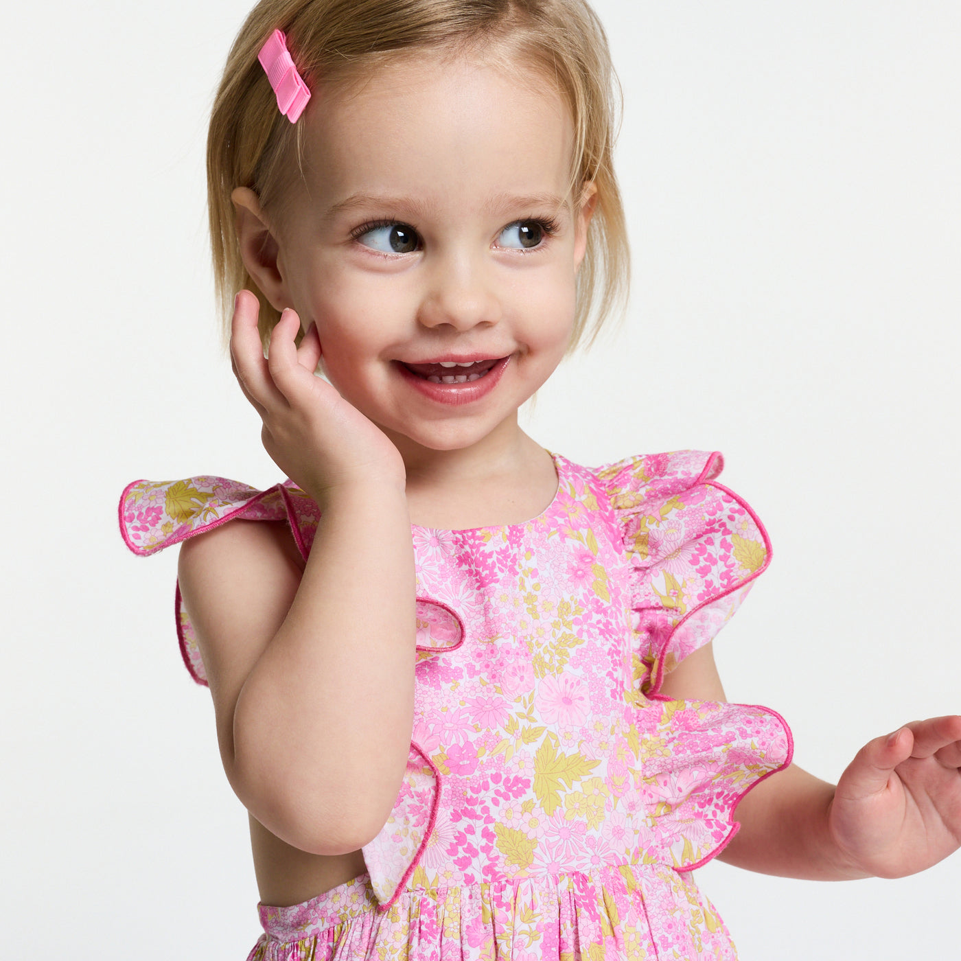 Baby girl dress in Liberty fabric