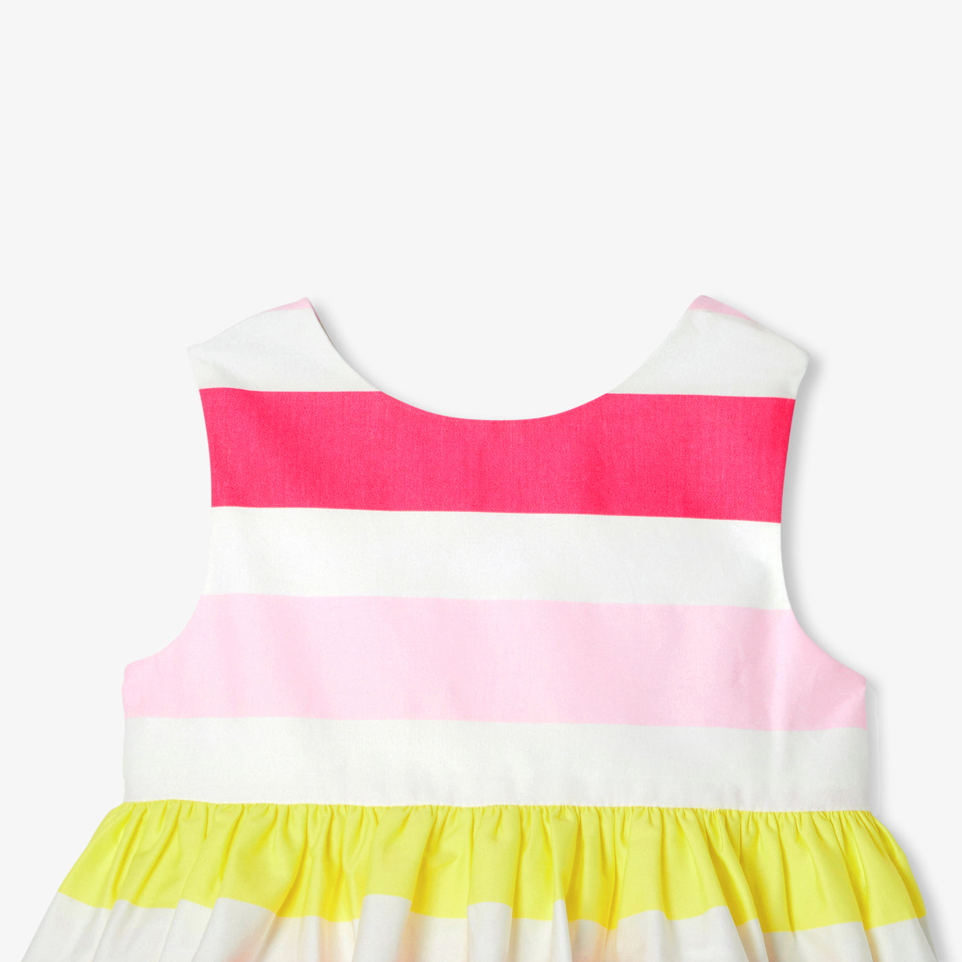 Baby girl cotton satin ceremony dress