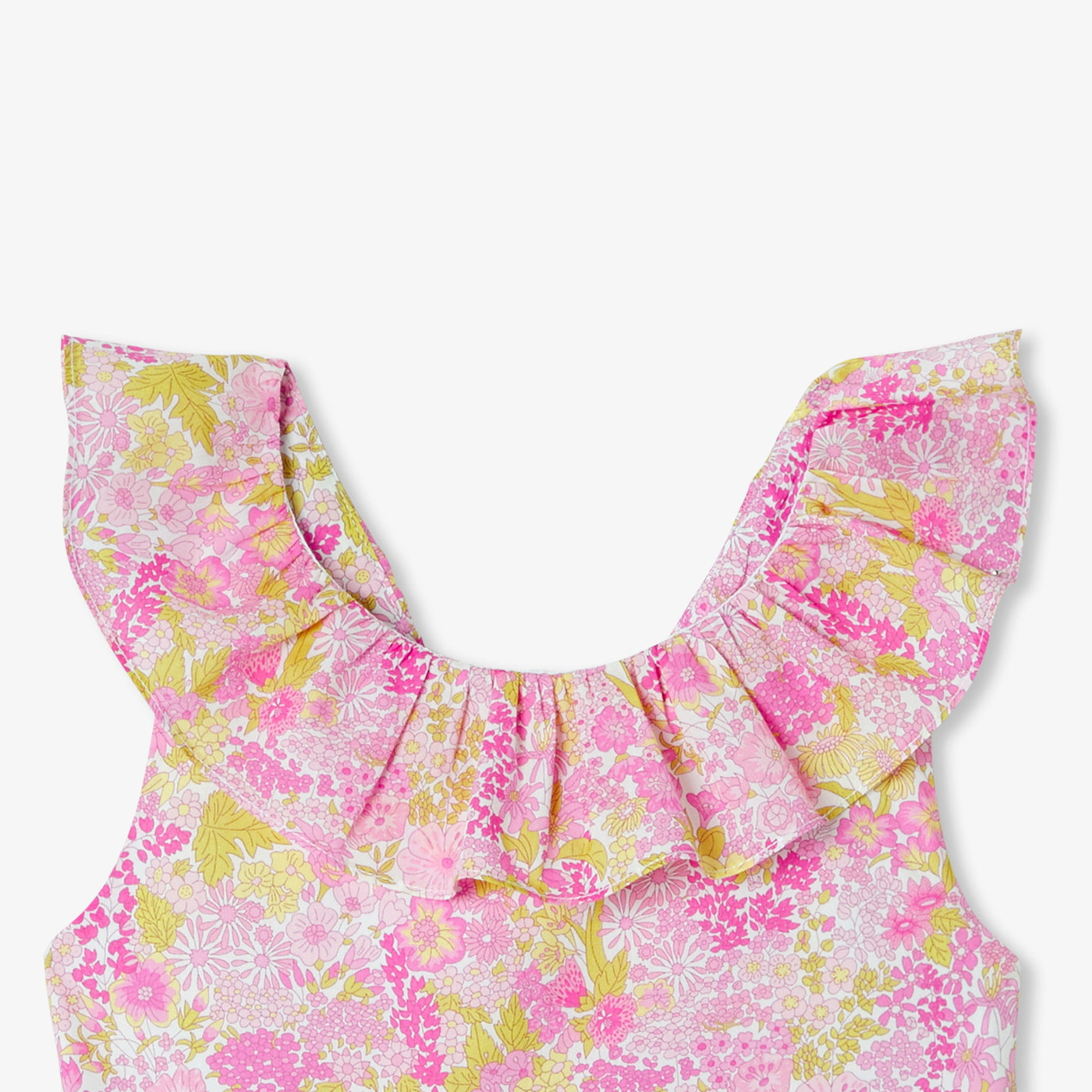 Girl Liberty fabric ceremony dress