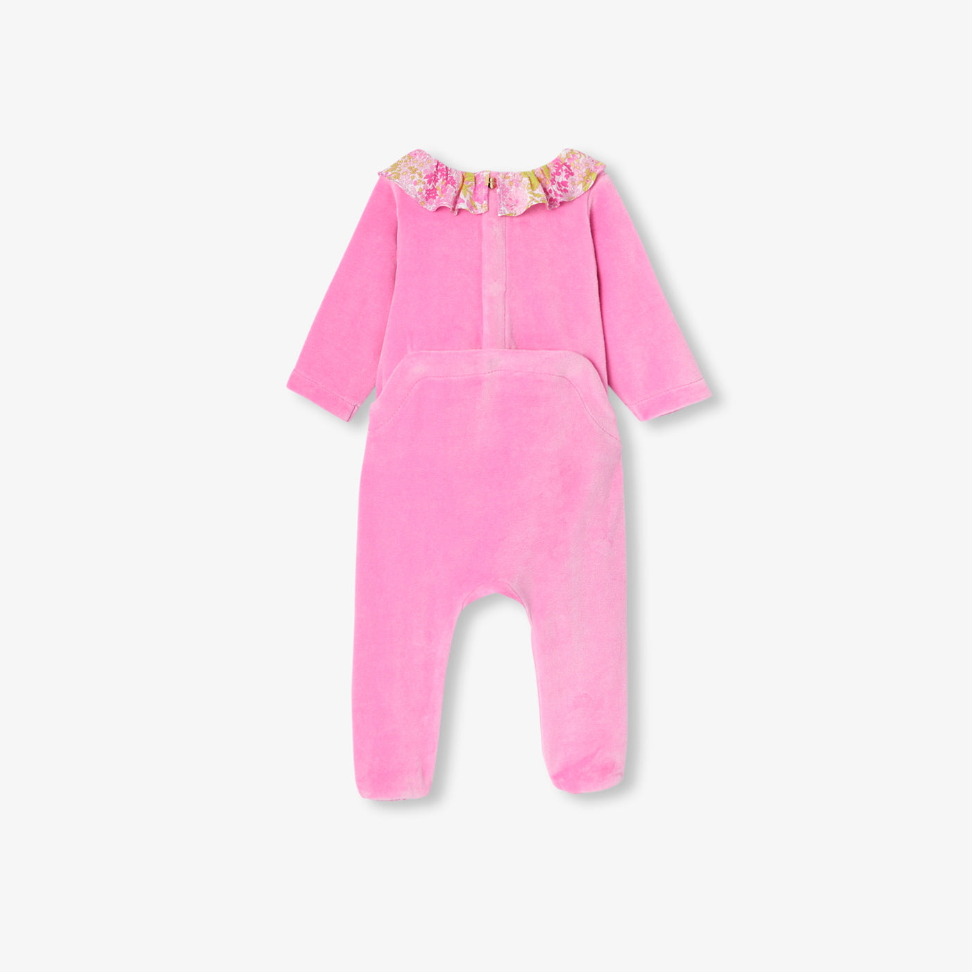 Baby girl velvet pyjamas
