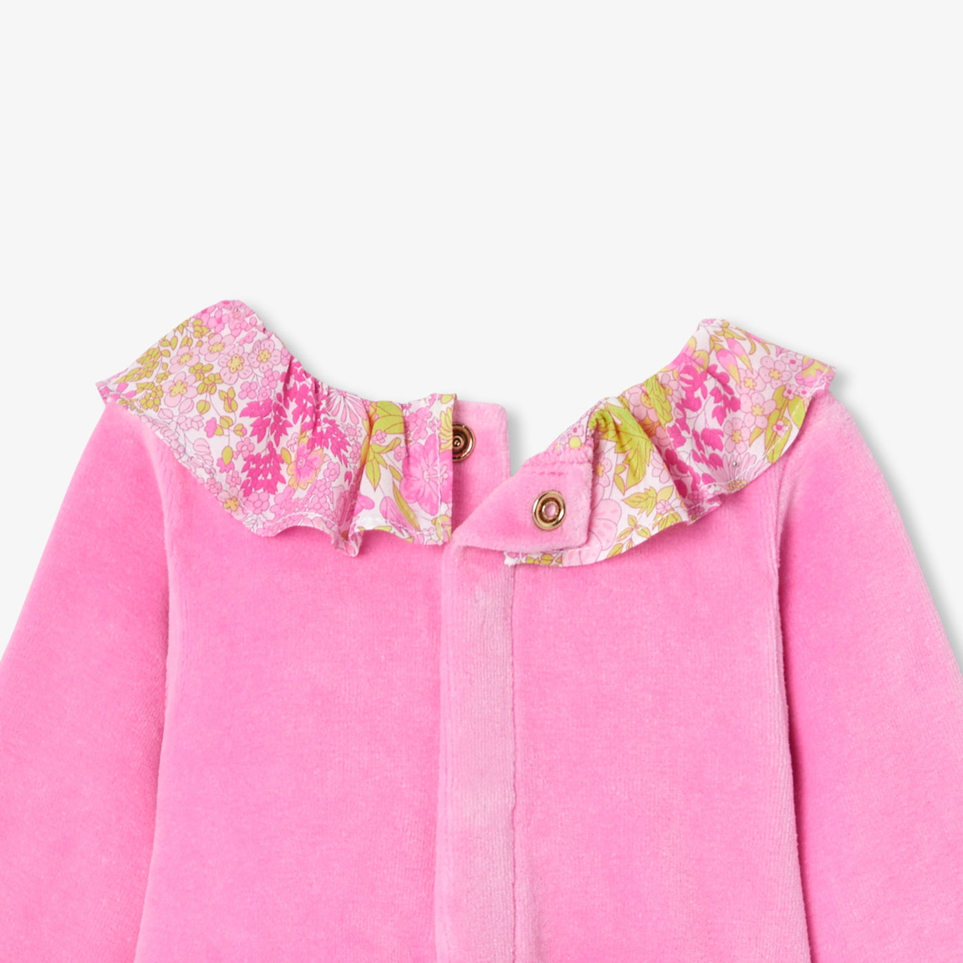 Baby girl velvet pyjamas