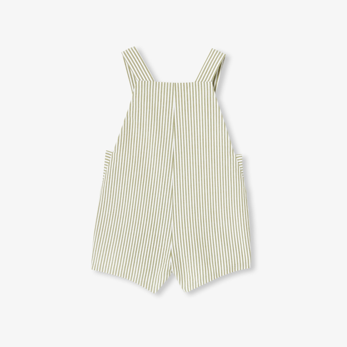 Baby boy seersucker dungarees