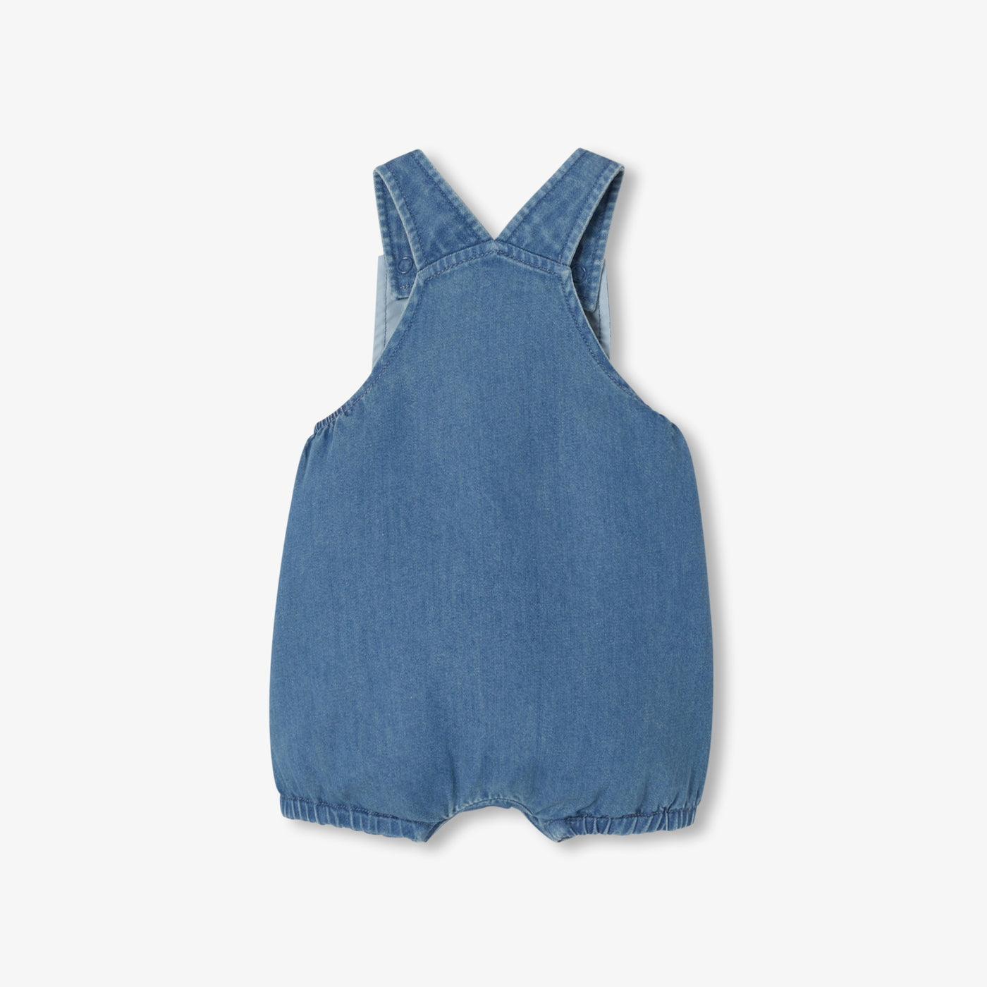 Baby lightweight denim dungarees