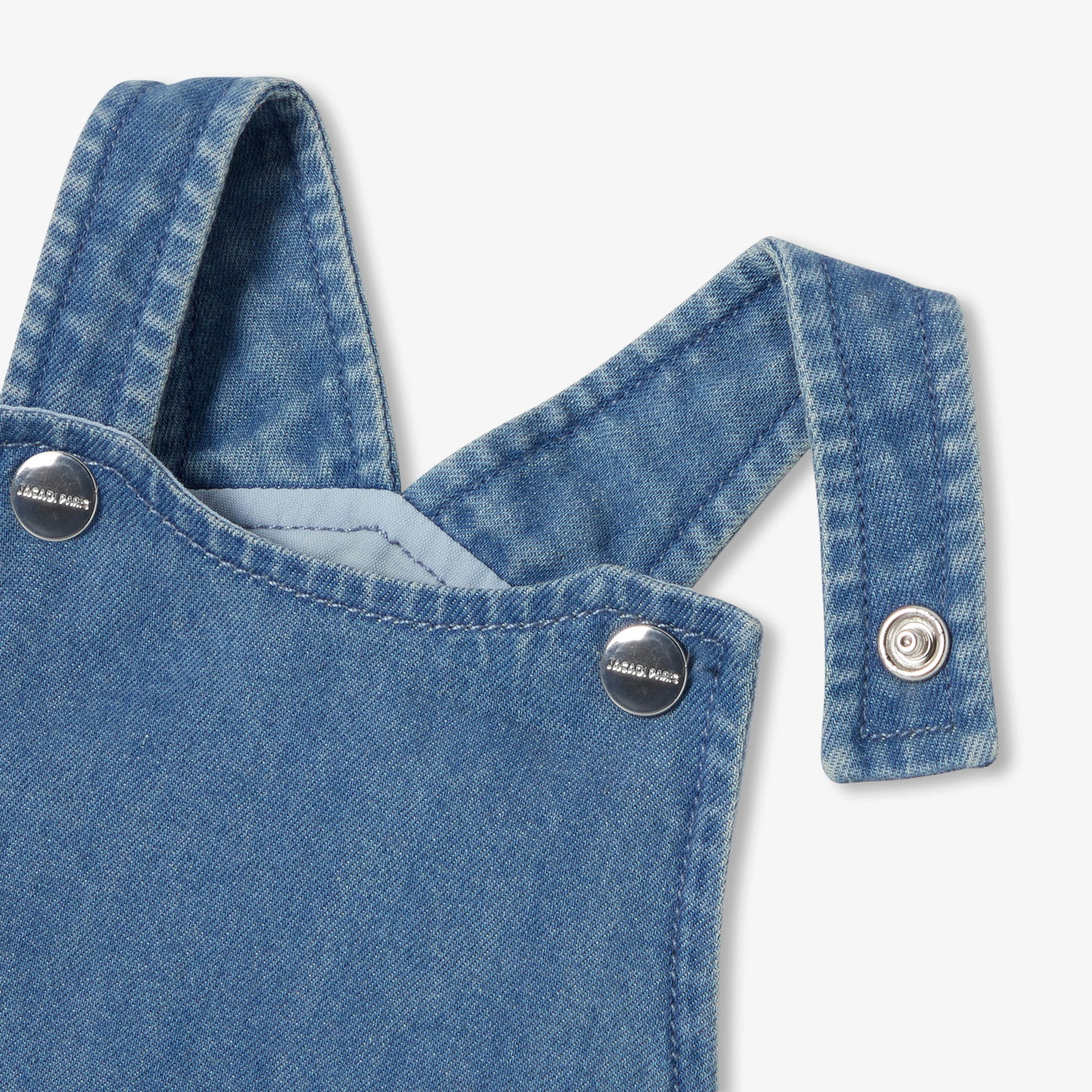 Baby lightweight denim dungarees