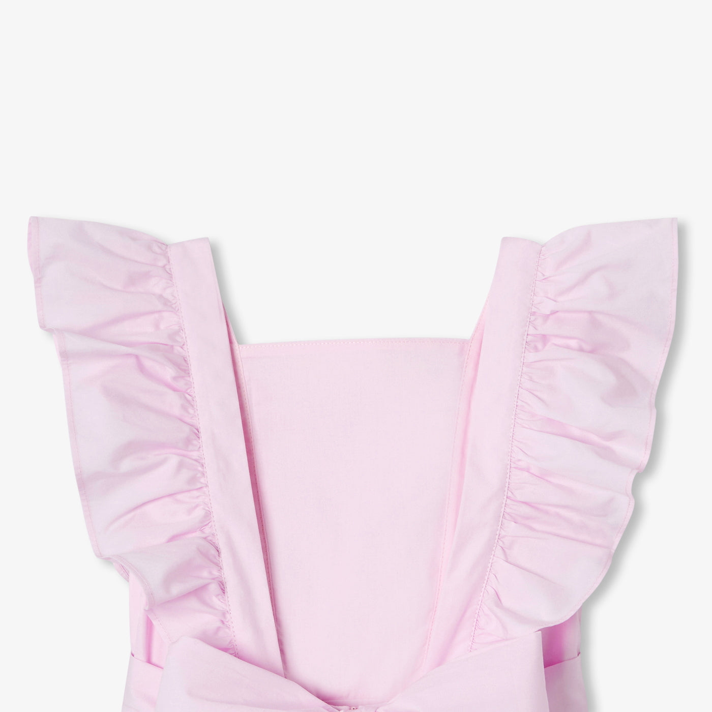 Girl poplin halter dress