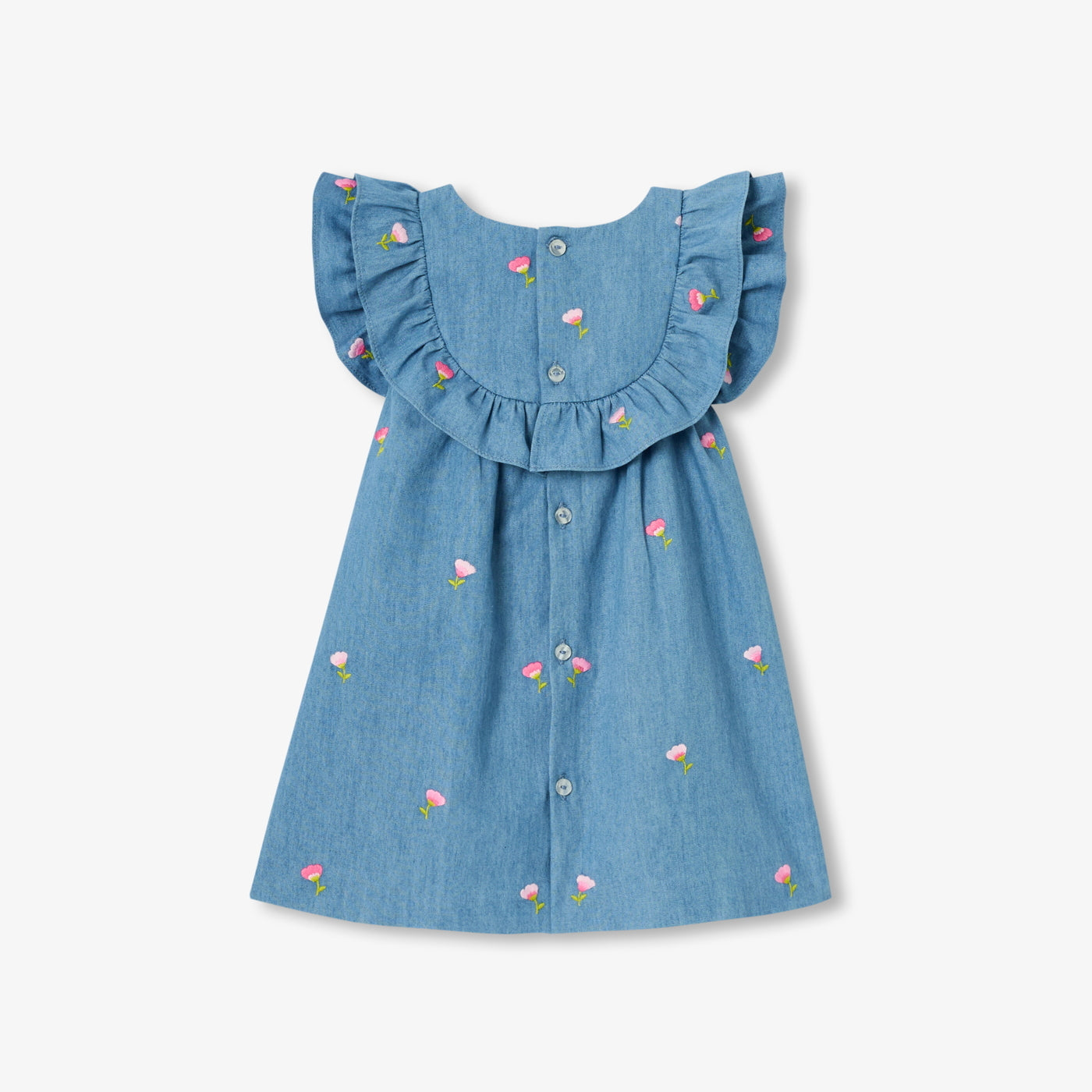Baby girl chambray dress