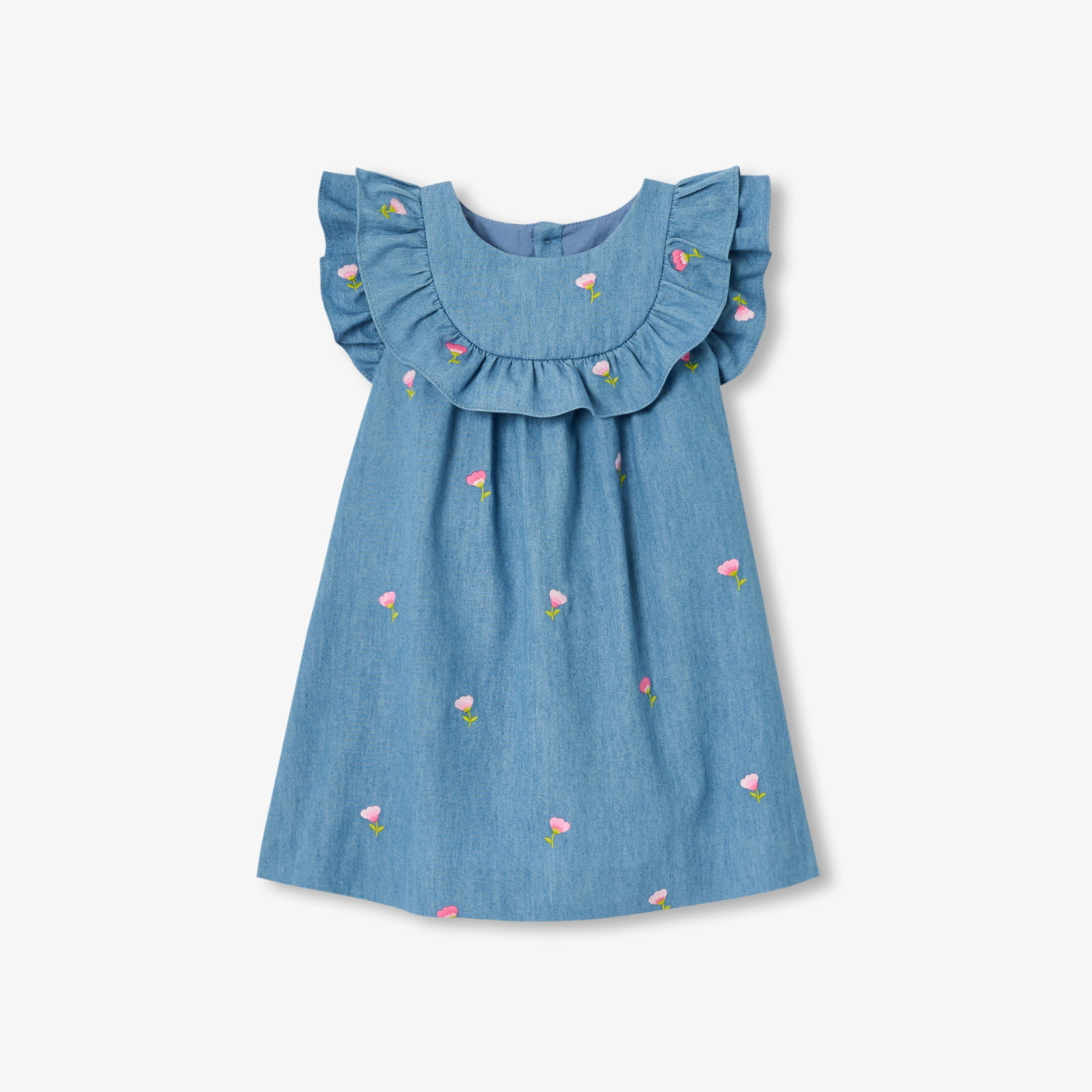 Baby girl chambray dress