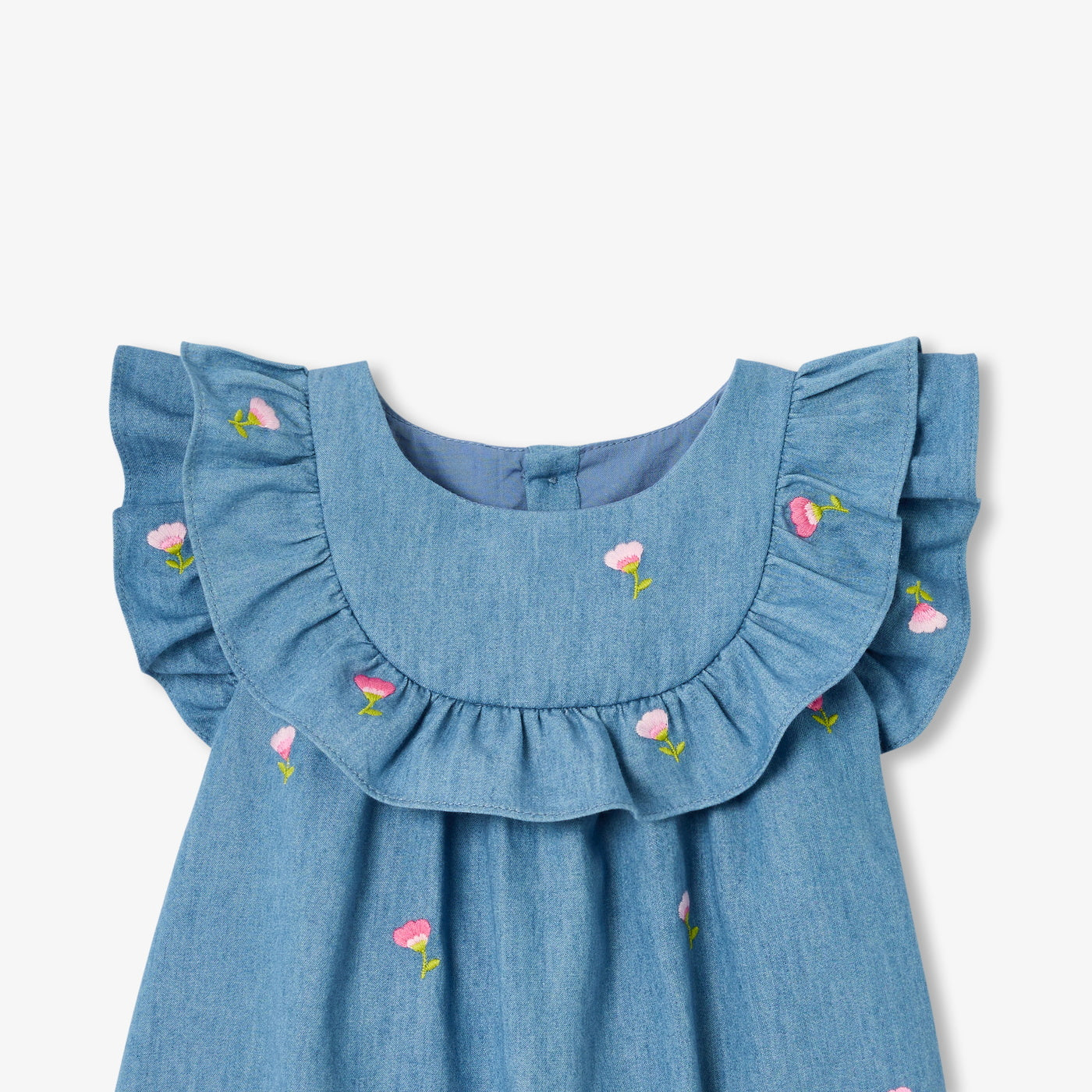 Baby girl chambray dress