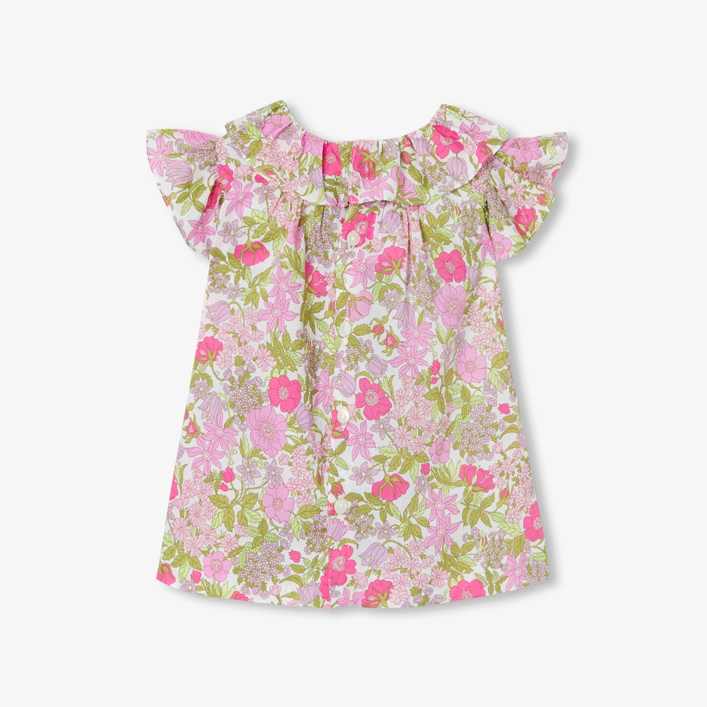 Baby girl blouse in Liberty fabric
