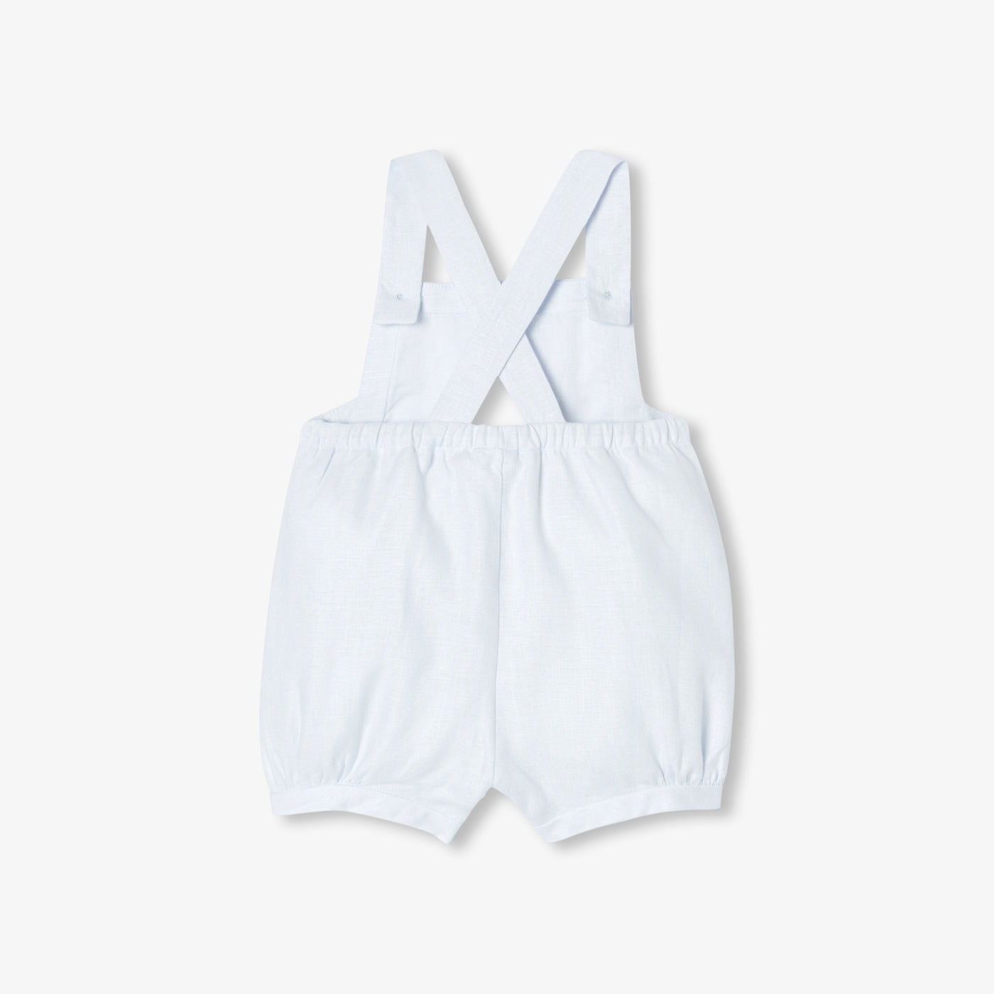 Baby dungarees in linen