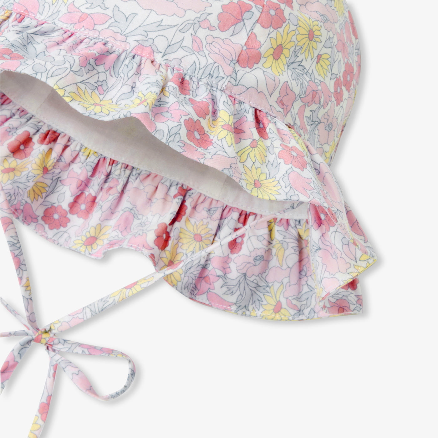 Baby girl hat in Liberty fabric