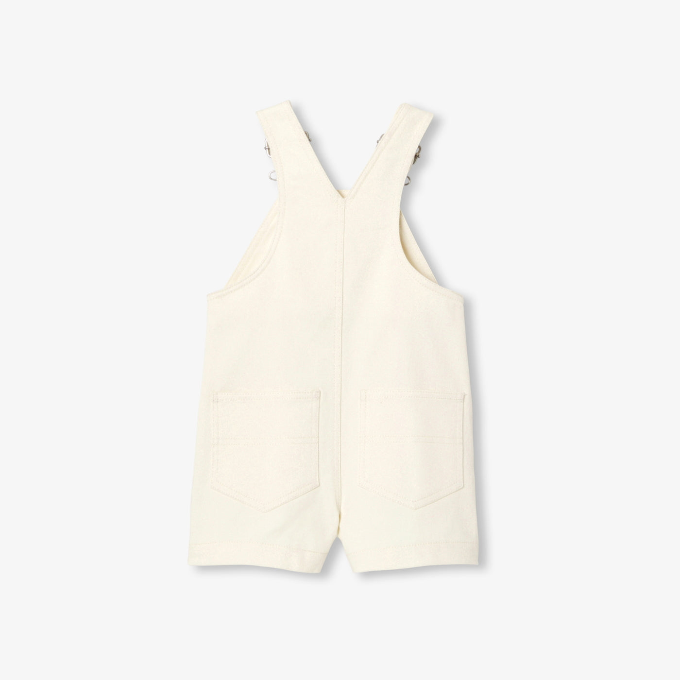 Baby off-white denim dungarees
