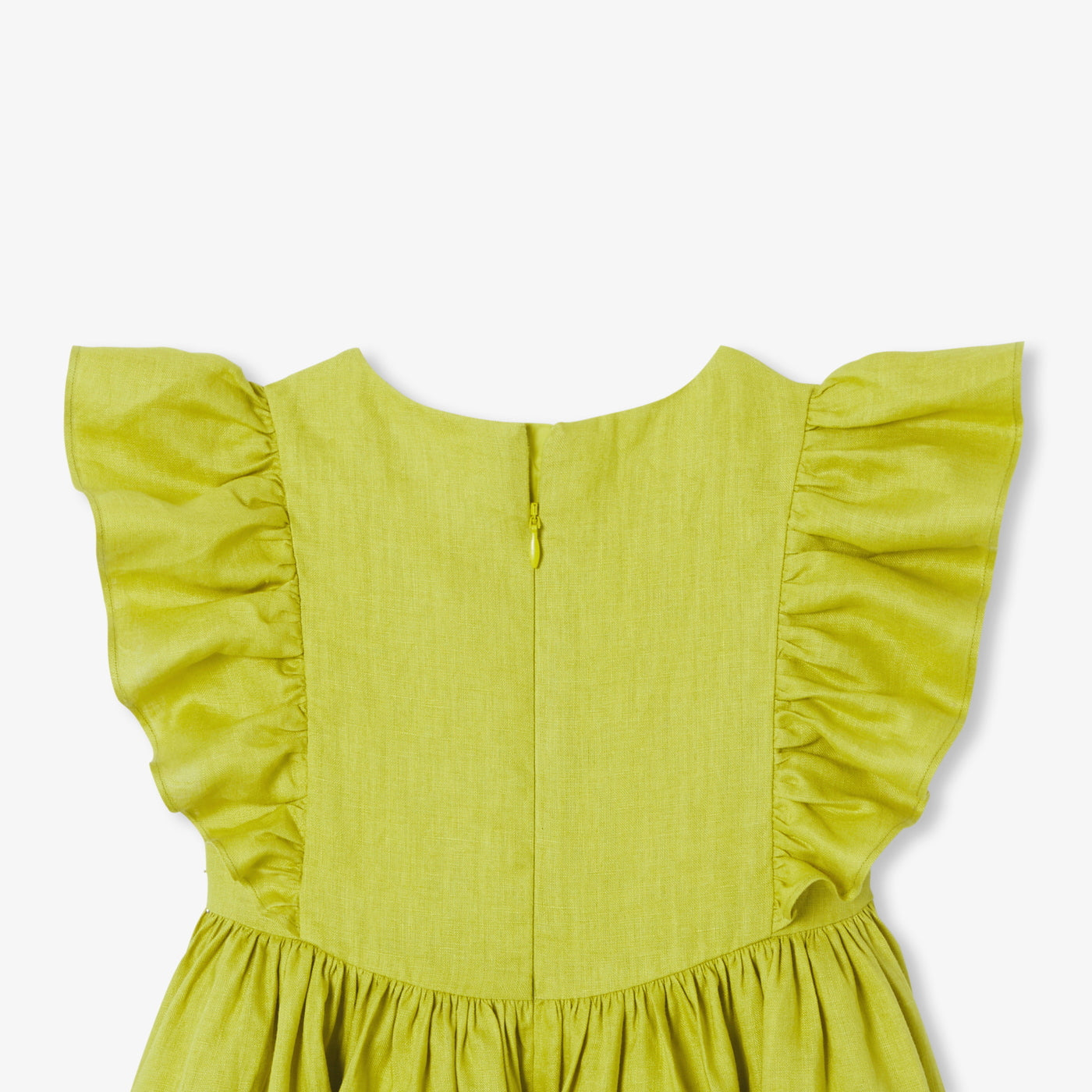 Girl linen ceremony dress