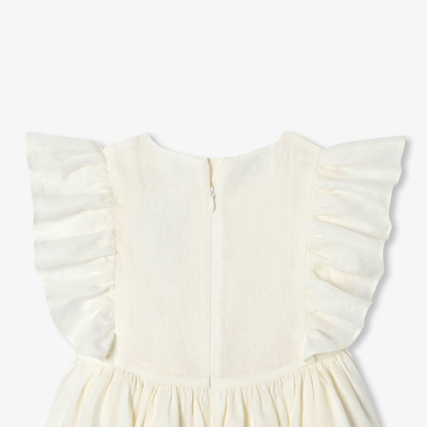 Girl linen ceremony dress