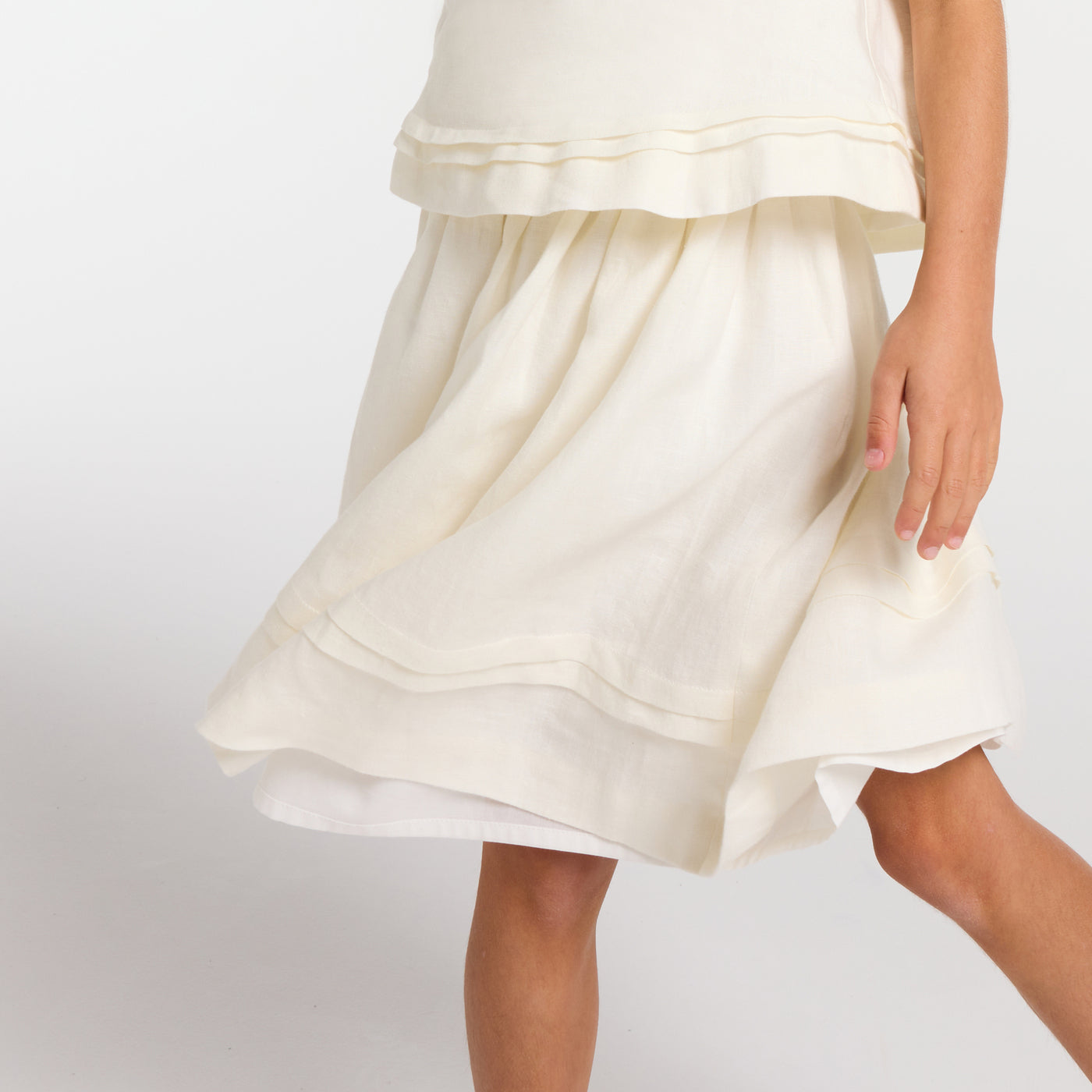 Girl linen skirt