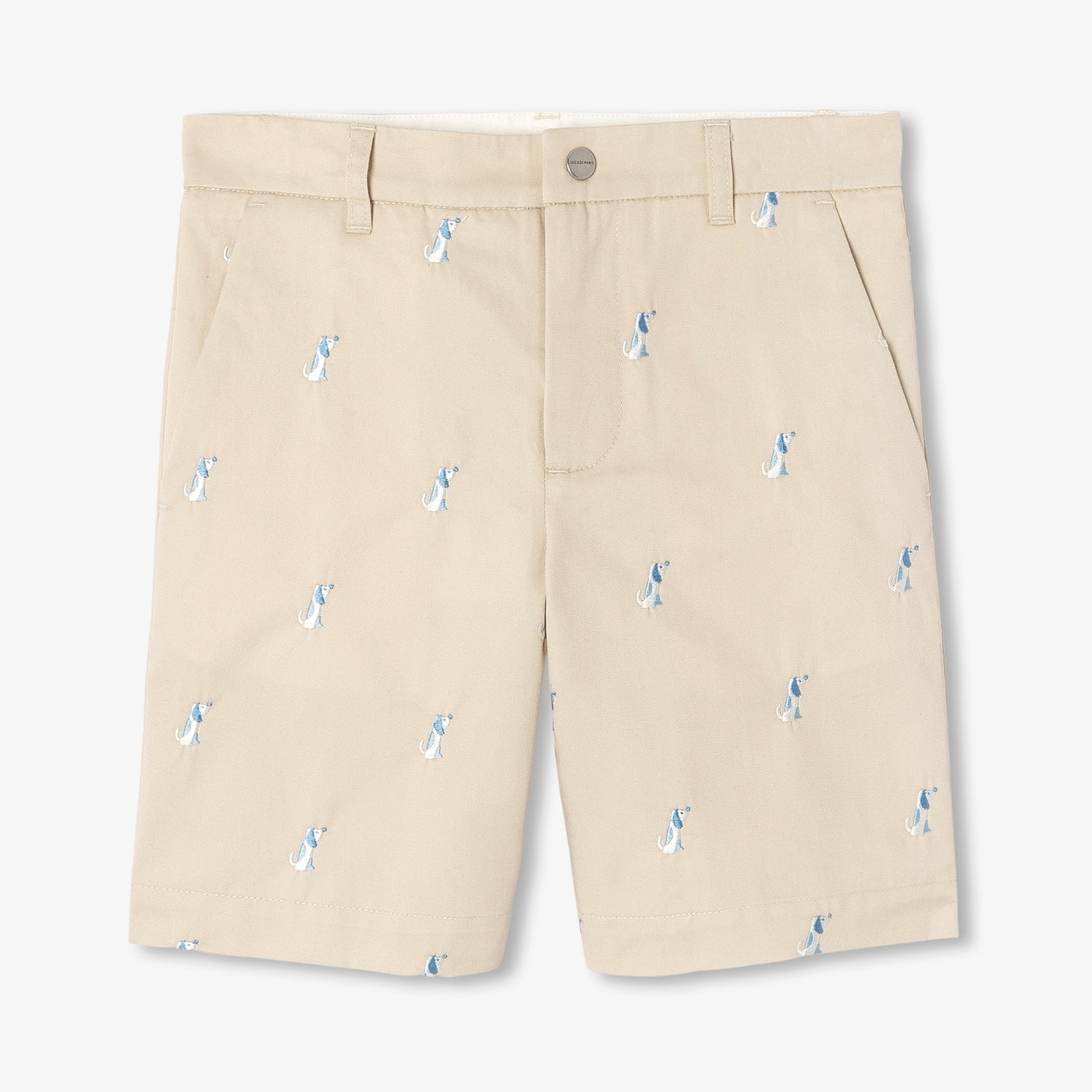 Boy cotton twill Bermuda shorts