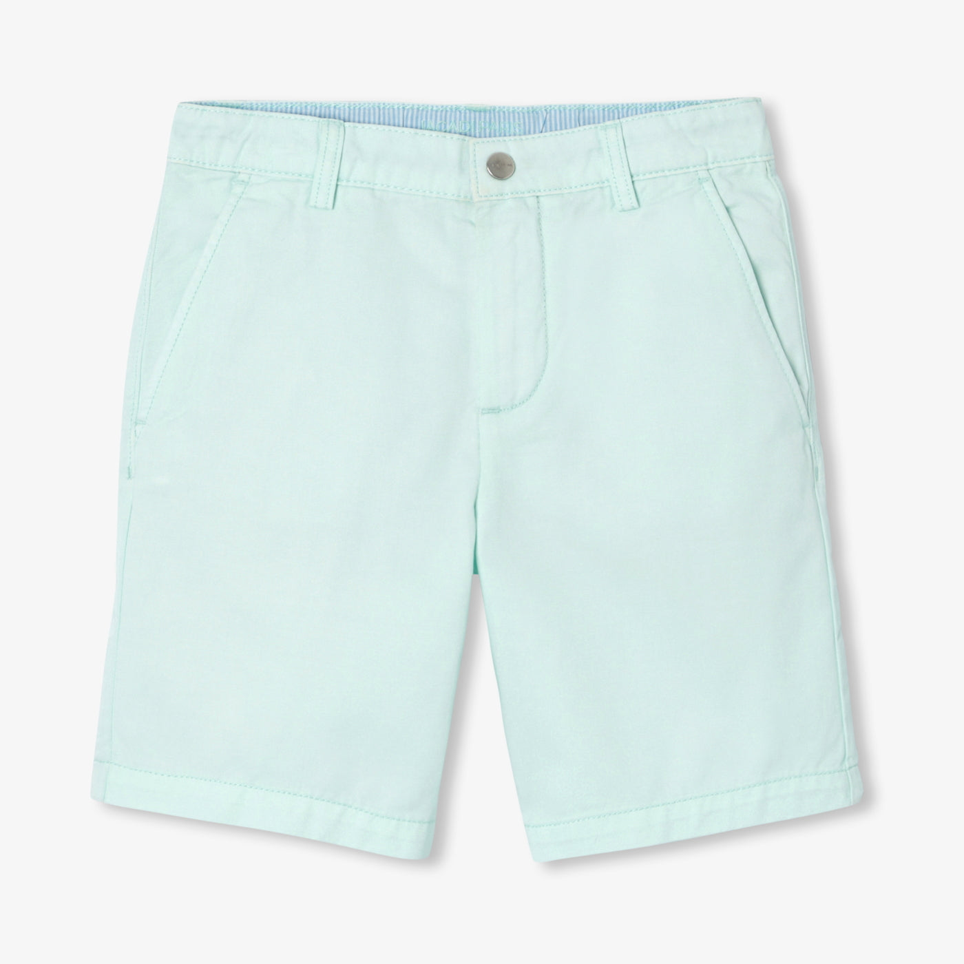 Boy cotton twill Bermuda shorts